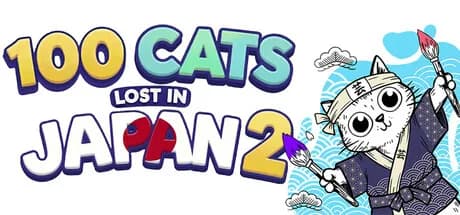 100 Cats Lost in Japan 2 Find & Color görsel 1