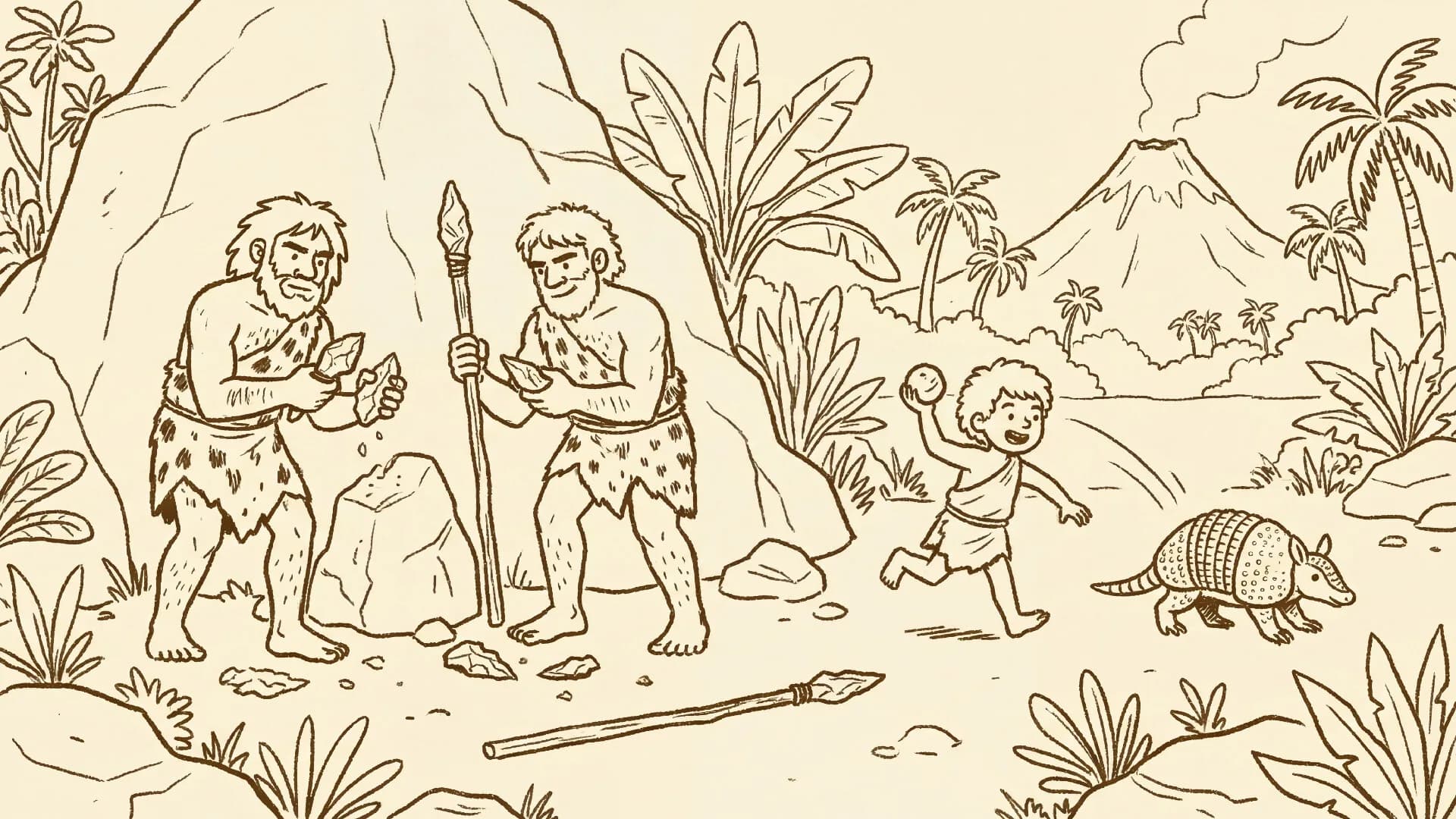 999 Hidden Cats: Stone Age Together görsel 5