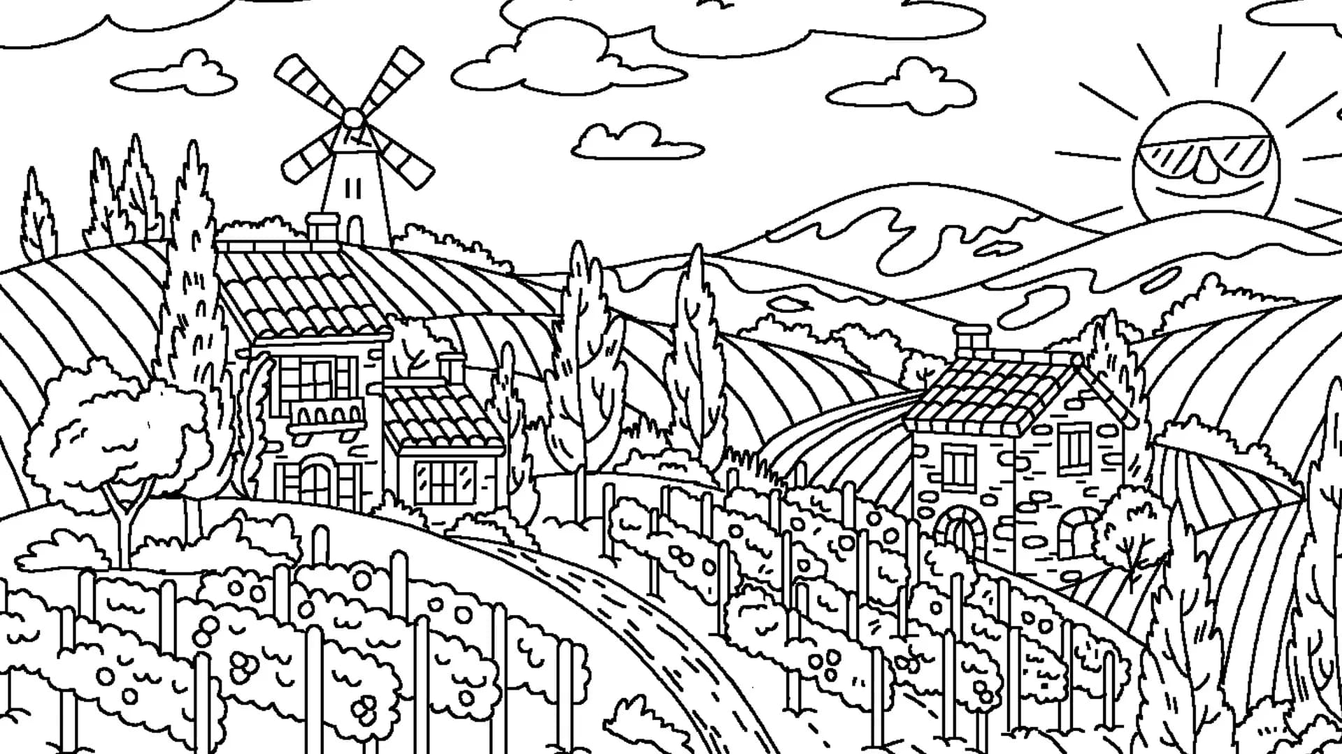 100 Cats Lost in Thailand Find & Color görsel 2