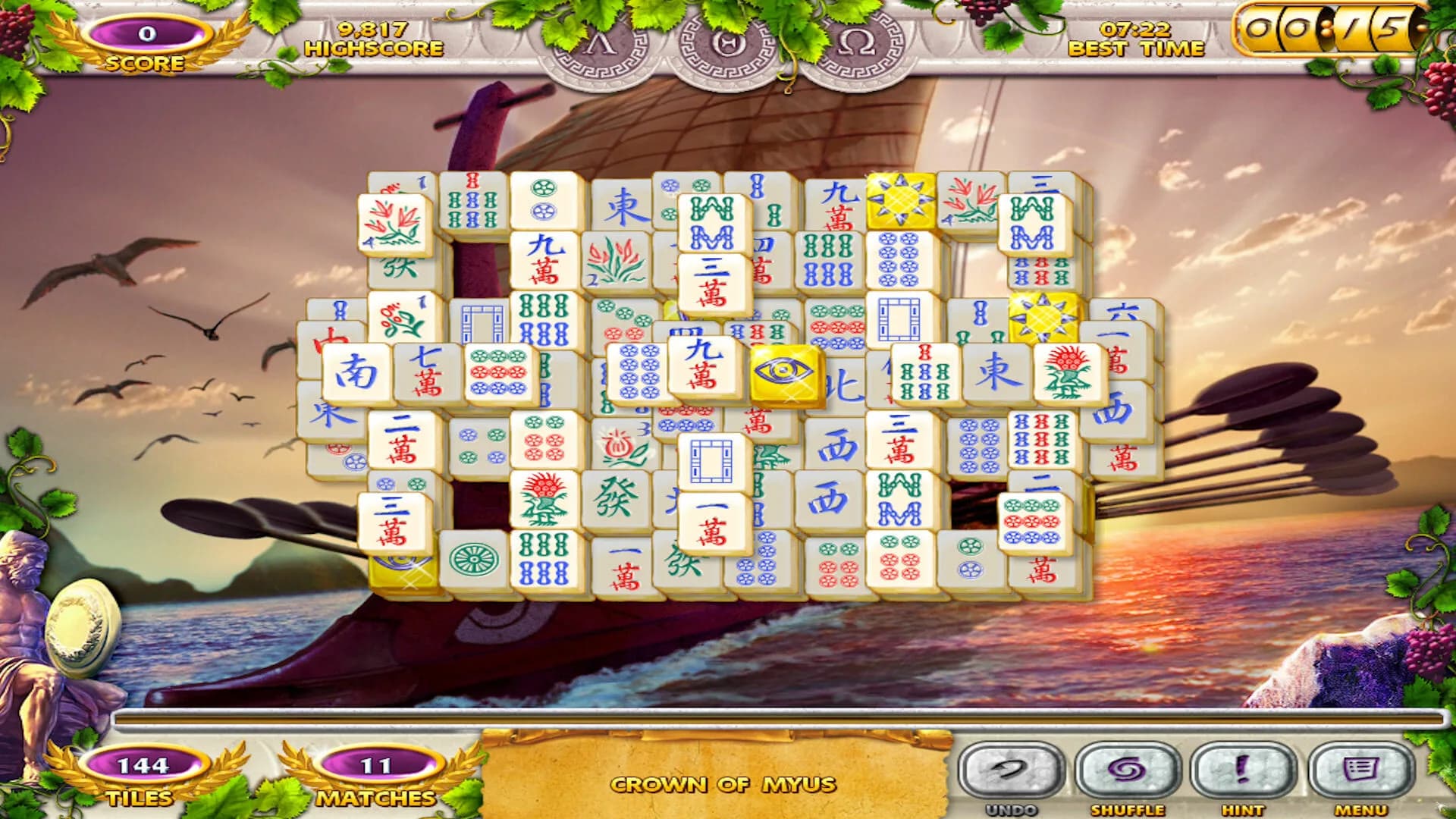 Mahjong Mysteries - Ancient Athena görsel 3