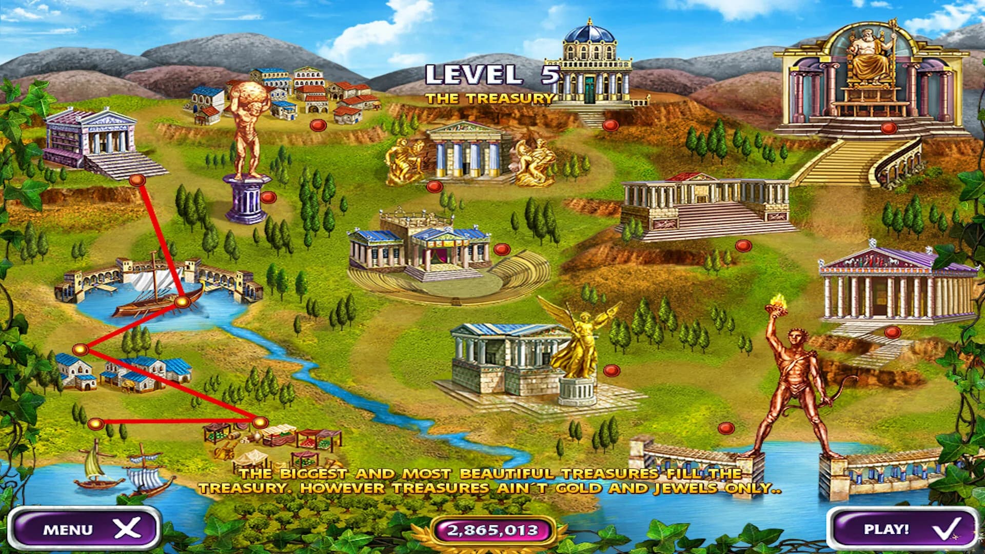 Mahjong Mysteries - Ancient Athena görsel 4