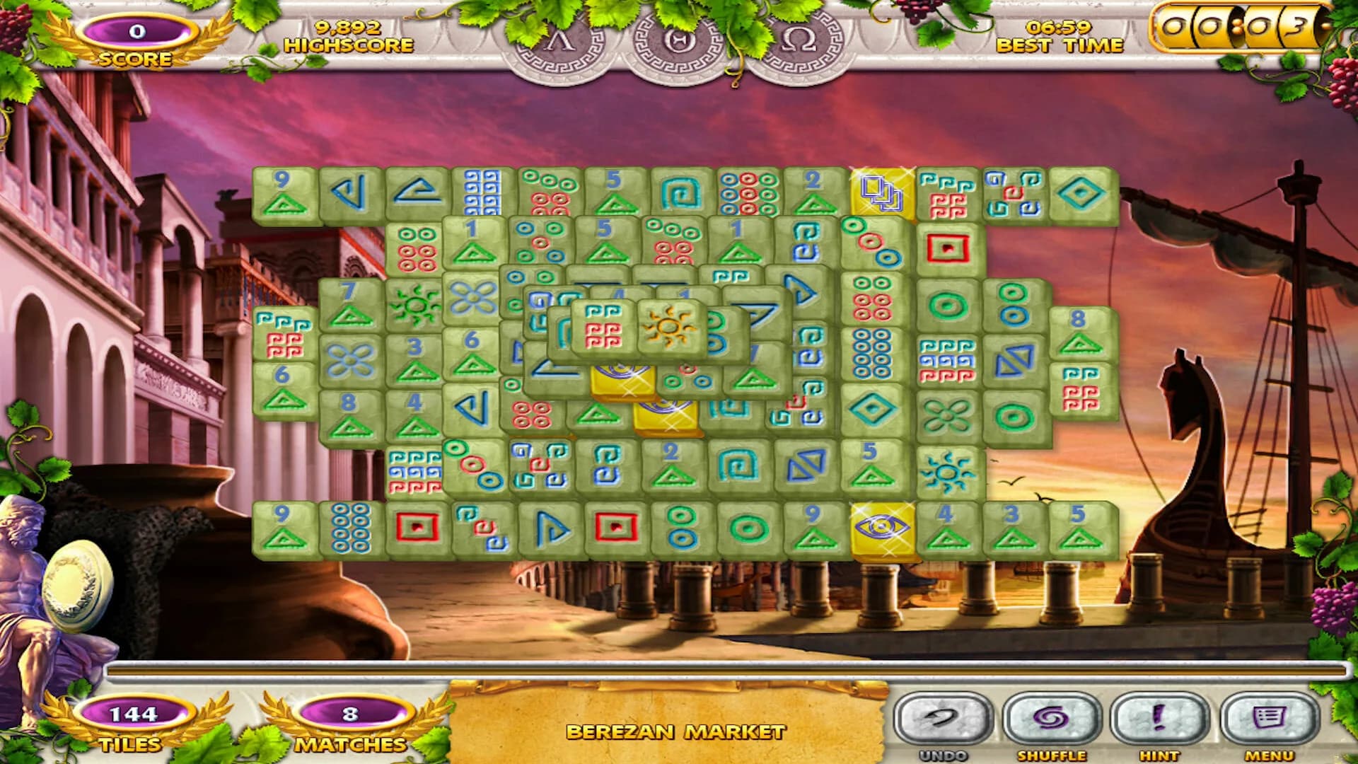 Mahjong Mysteries - Ancient Athena görsel 6