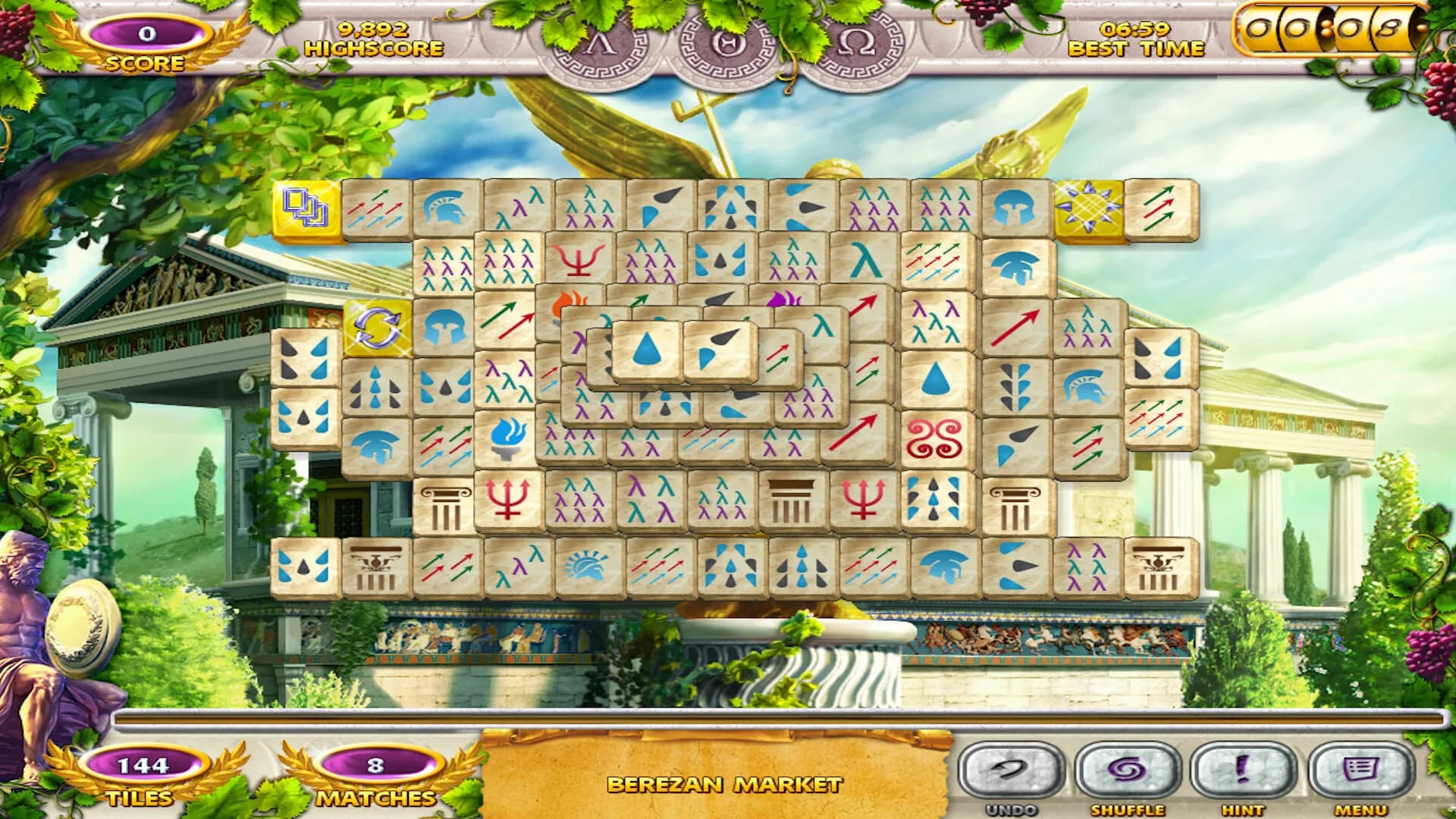 Mahjong Mysteries - Ancient Athena görsel 8