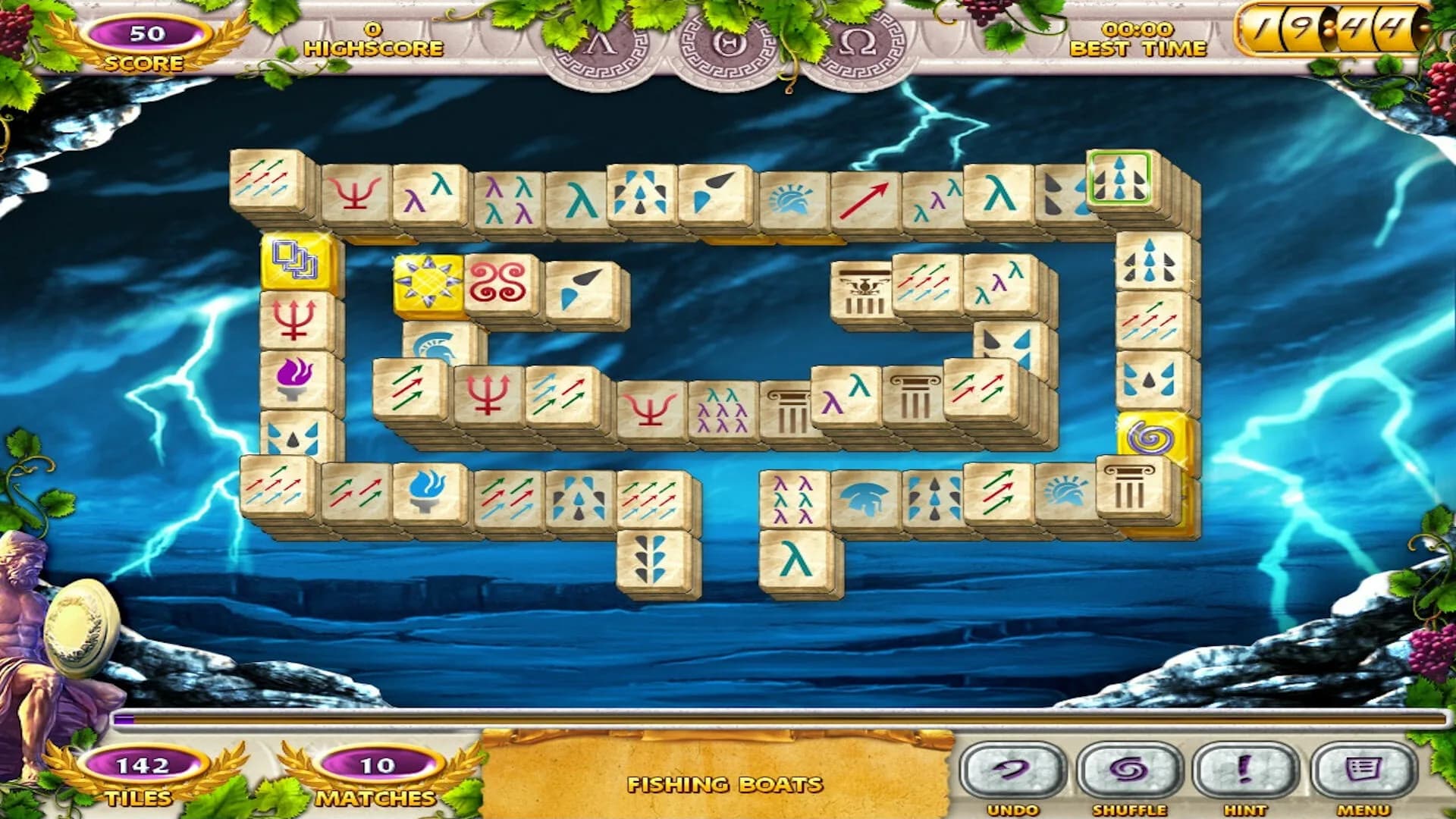 Mahjong Mysteries - Ancient Athena görsel 10