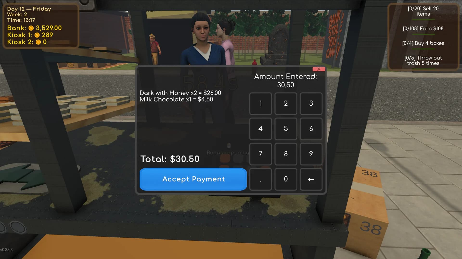 Choco Kiosk Simulator görsel 12