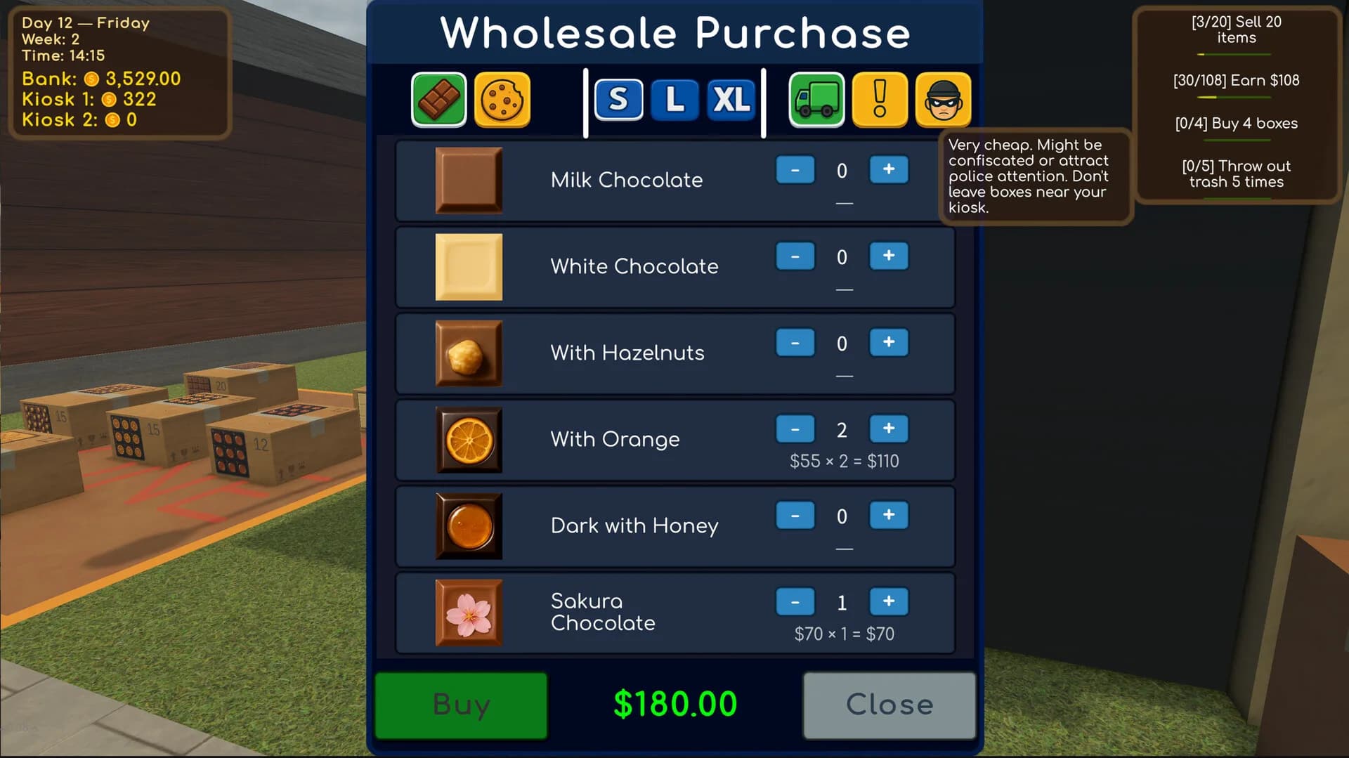 Choco Kiosk Simulator görsel 14