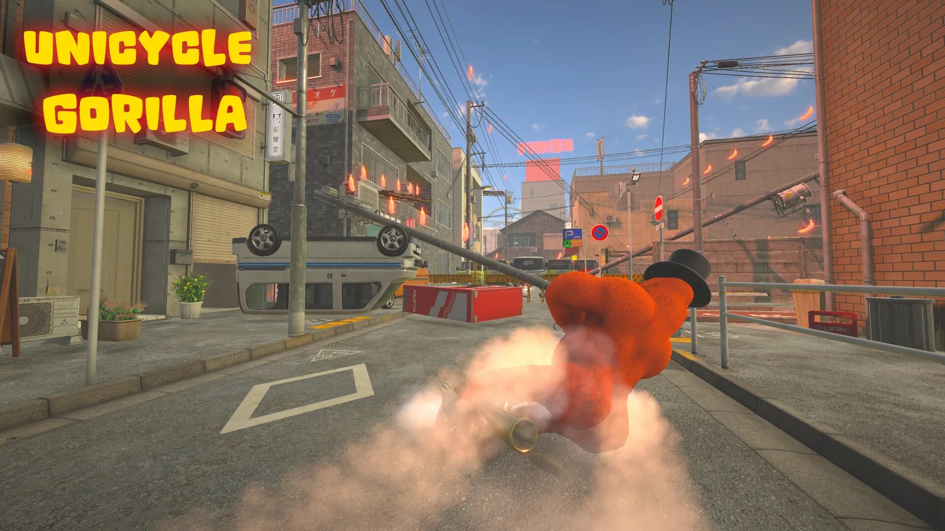 Unicycle Gorilla görsel 4
