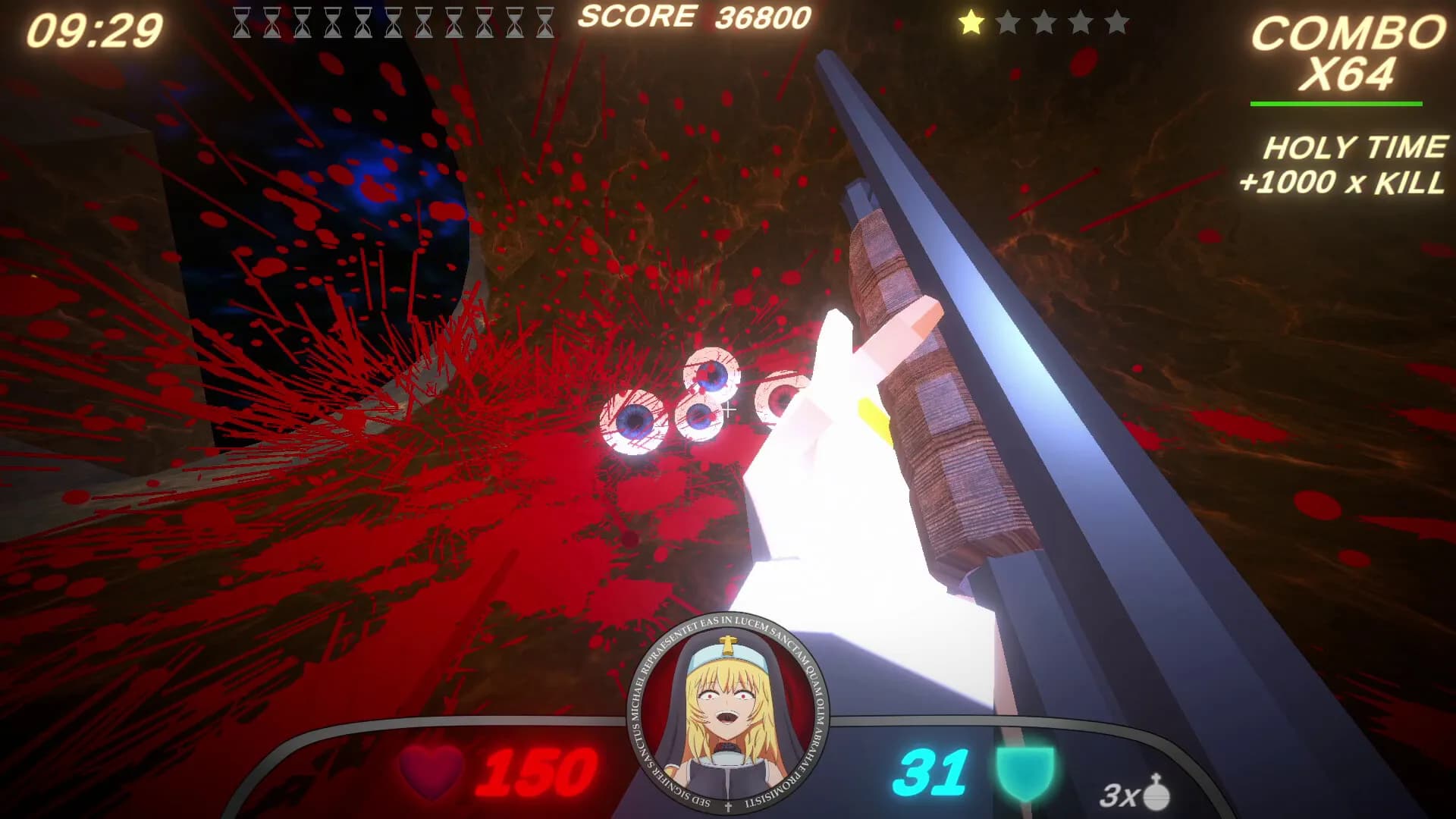 Guns and Nuns: Storming Hell görsel 4