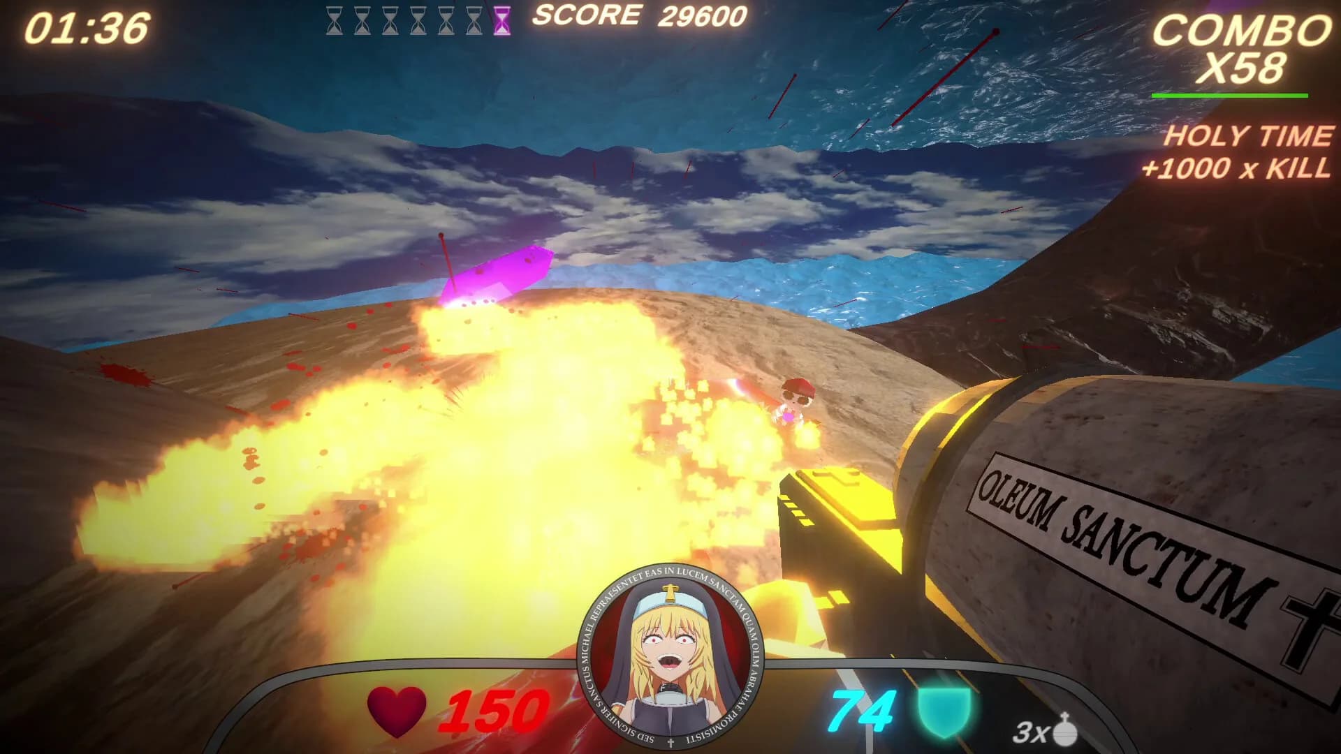 Guns and Nuns: Storming Hell görsel 5
