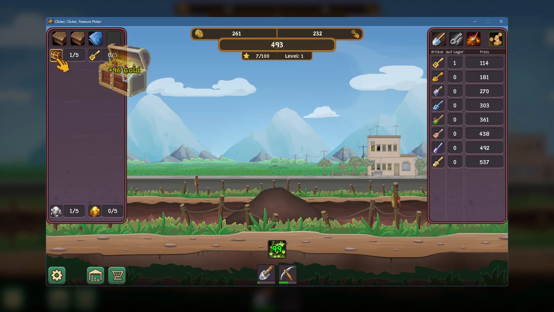 Clicker Clicker Treasure Picker görsel 2