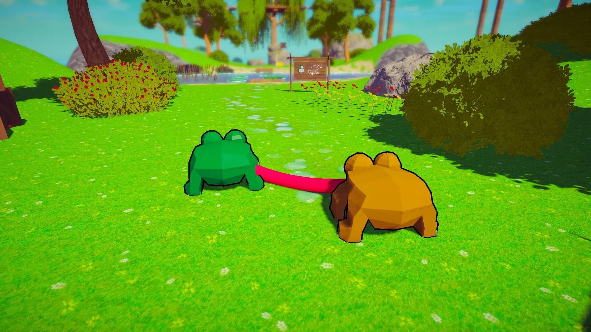 Stick Together! - Co-op Frog Parkour görsel 7