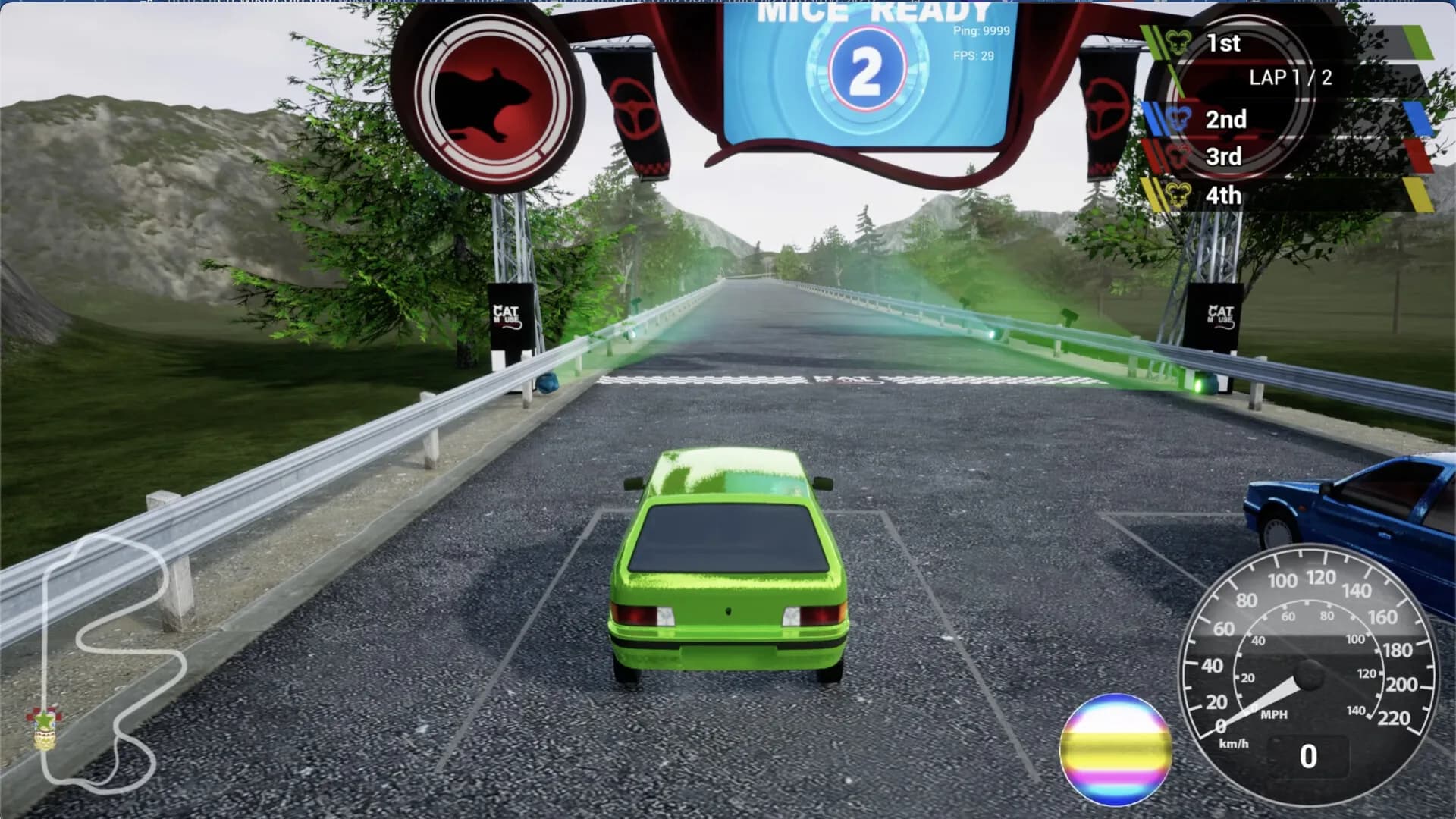 Street Claws: Cat and Mouse Racing görsel 11