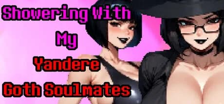 Showering With My Yandere Goth Soulmates görsel 1