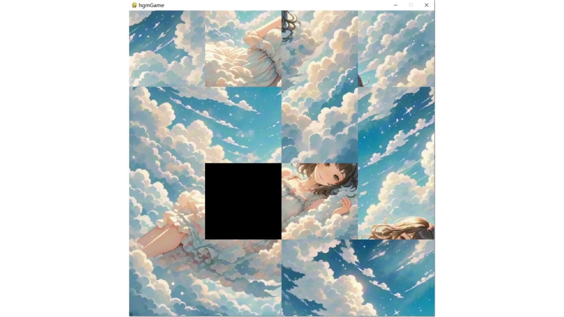 The girl in the clouds görsel 2