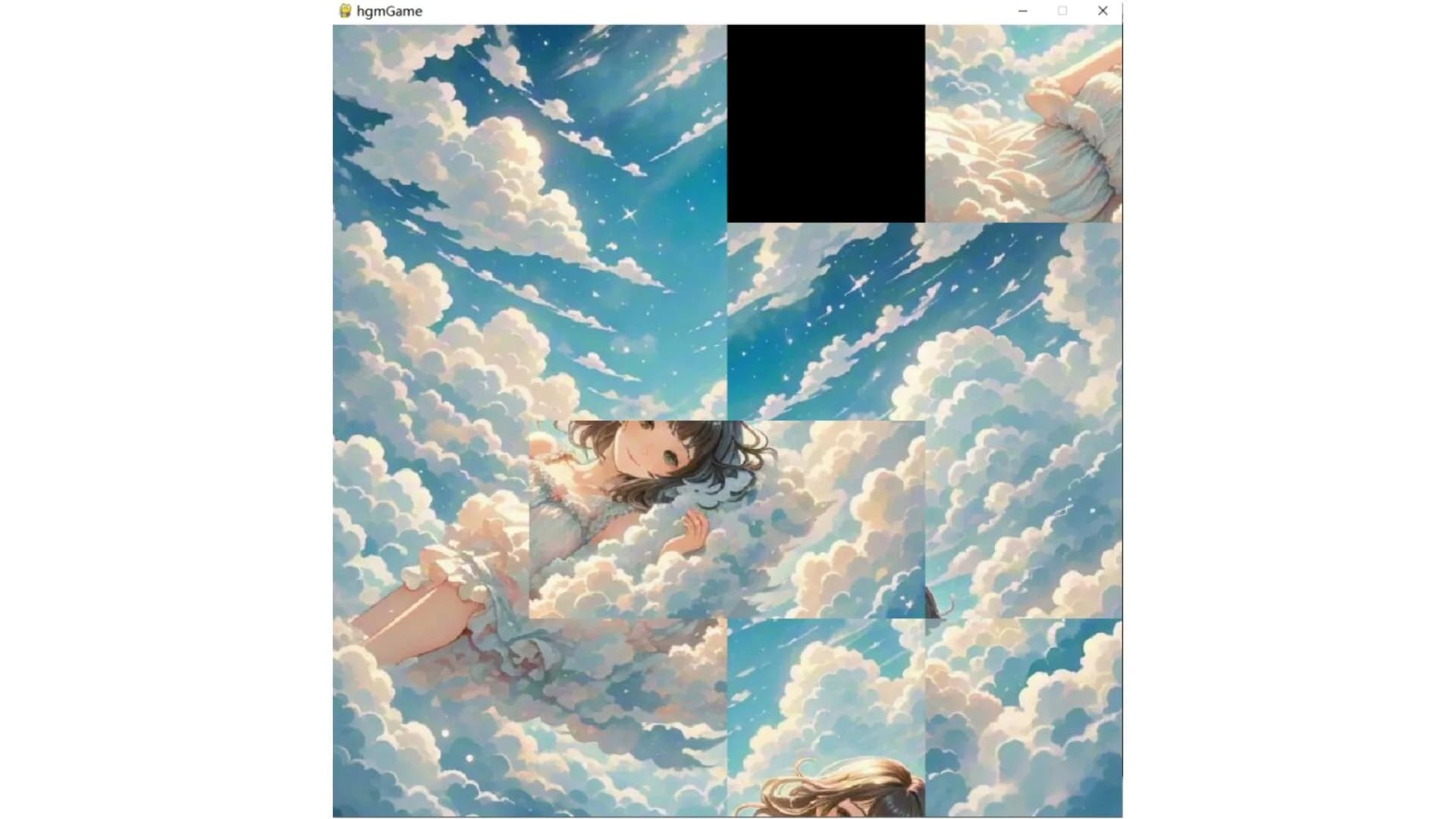 The girl in the clouds görsel 4