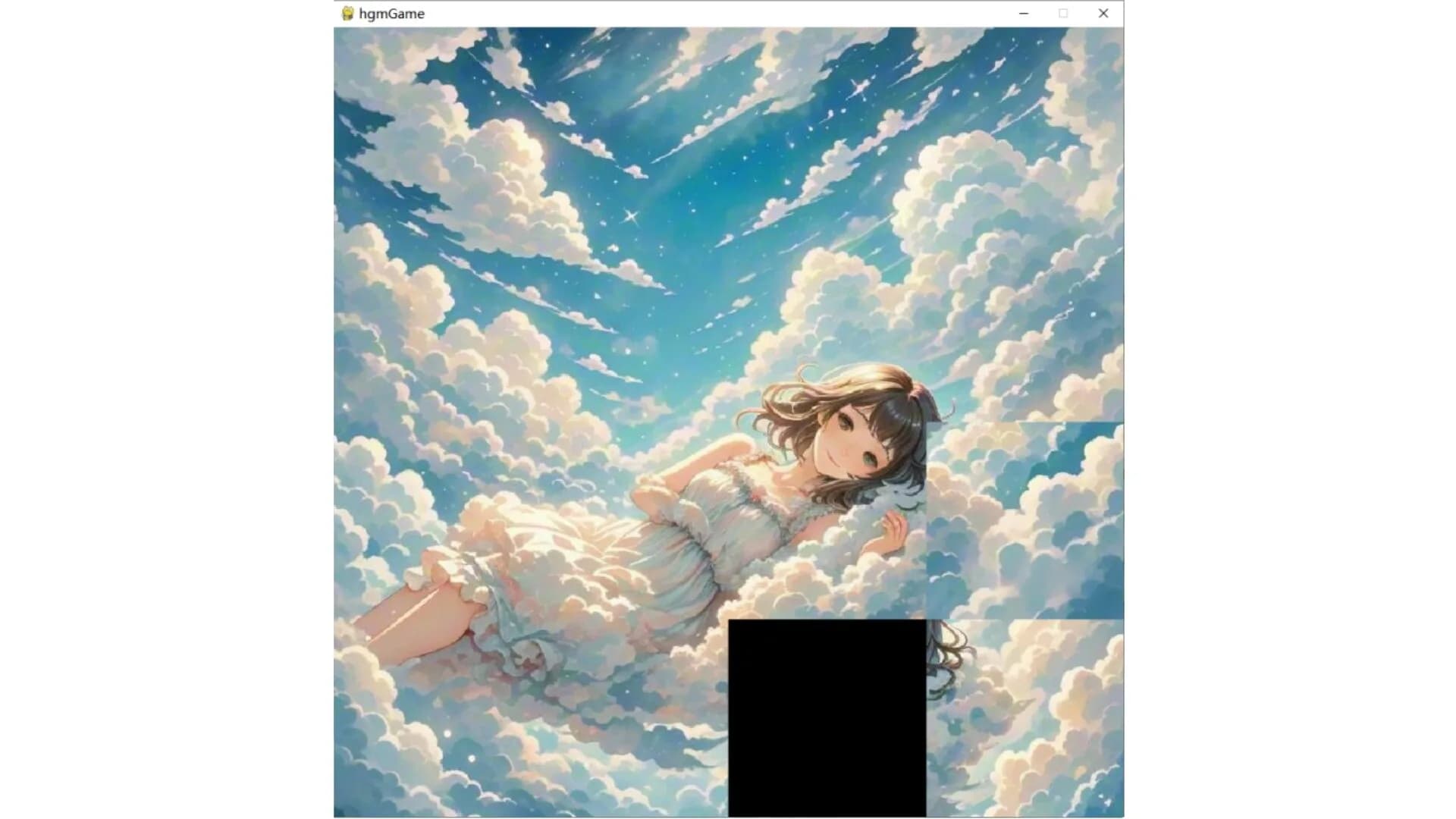 The girl in the clouds görsel 5