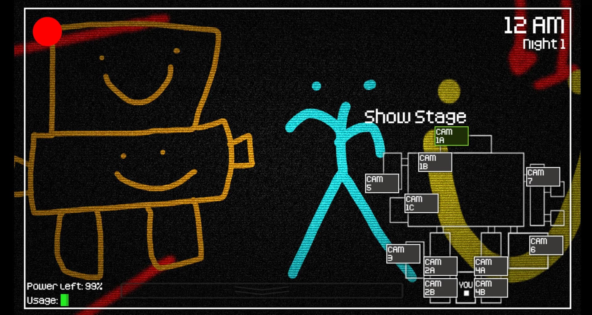 Five Nights At Stickman görsel 6