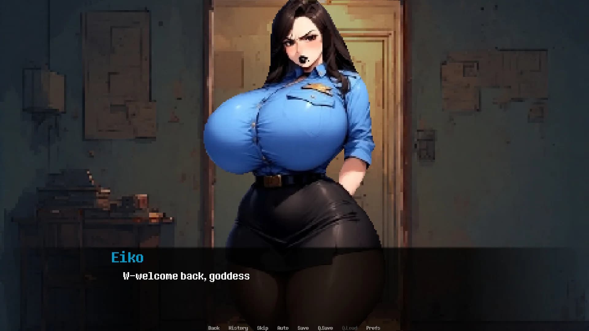 Dominated by: Yandere Goth Cop görsel 2