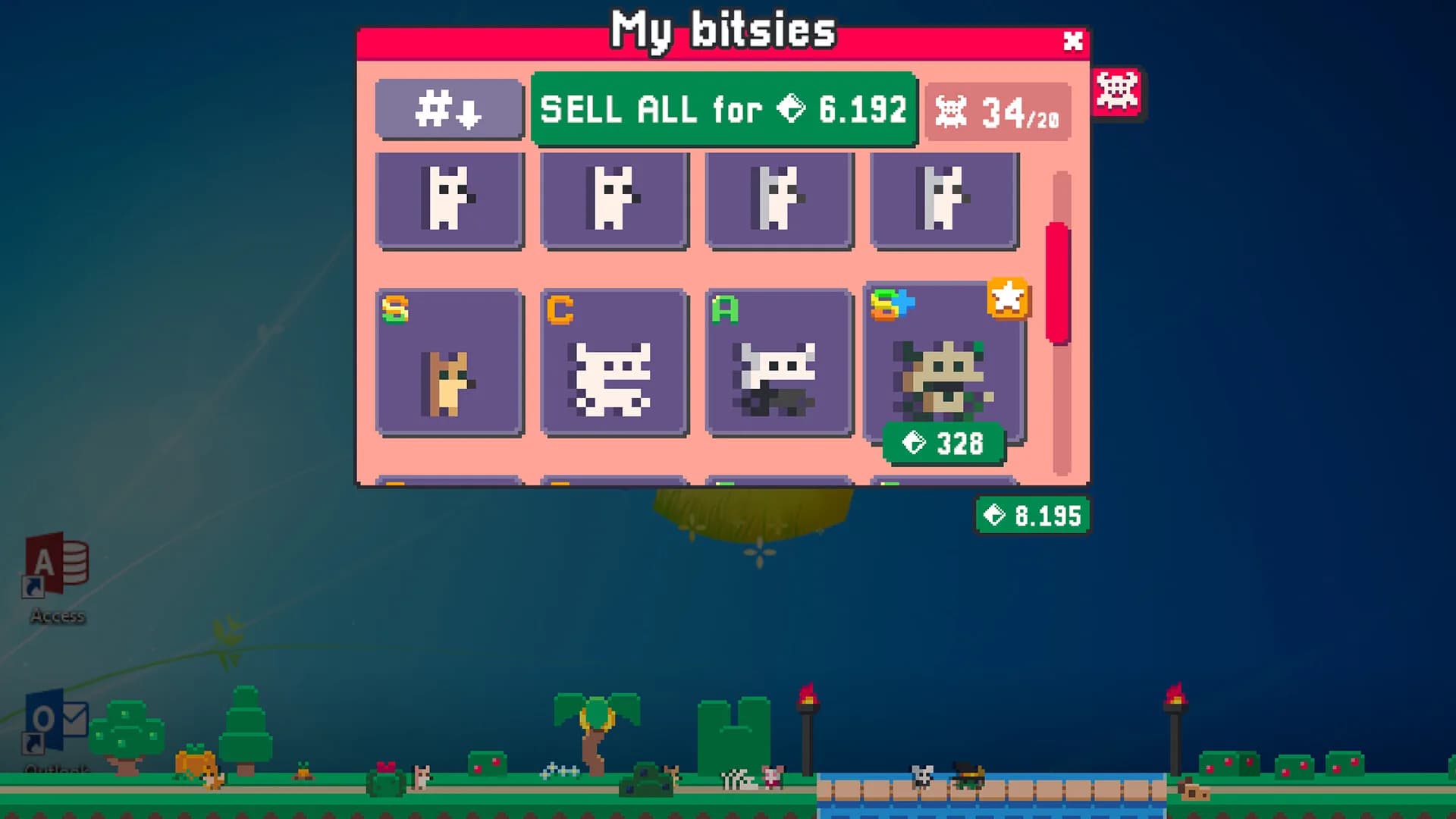 Bitsies: I Caught a Strange Creature Roaming on My Desktop and Now I Raise Them in My Tiny Garden görsel 6
