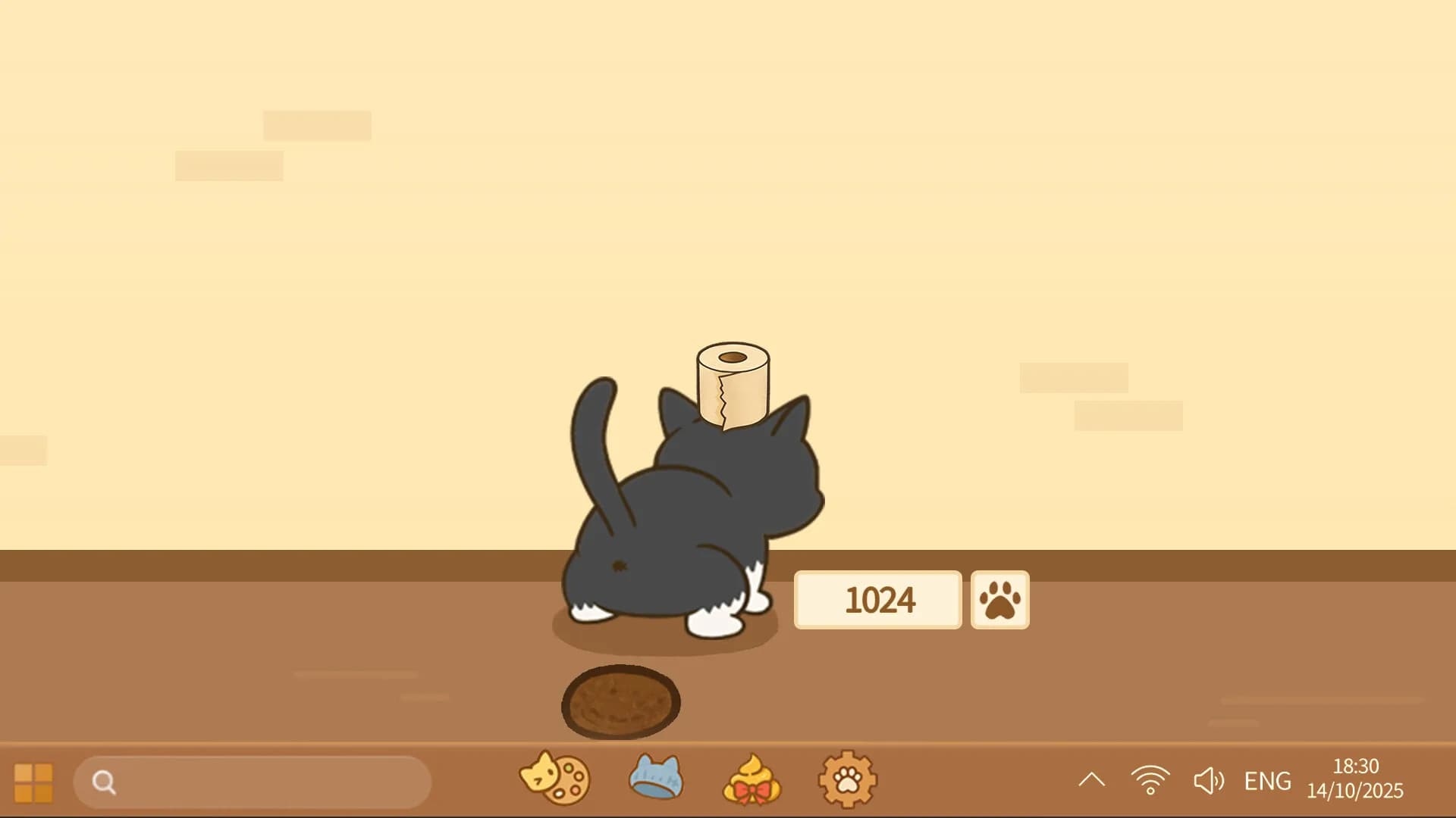 Pooping Cat görsel 2