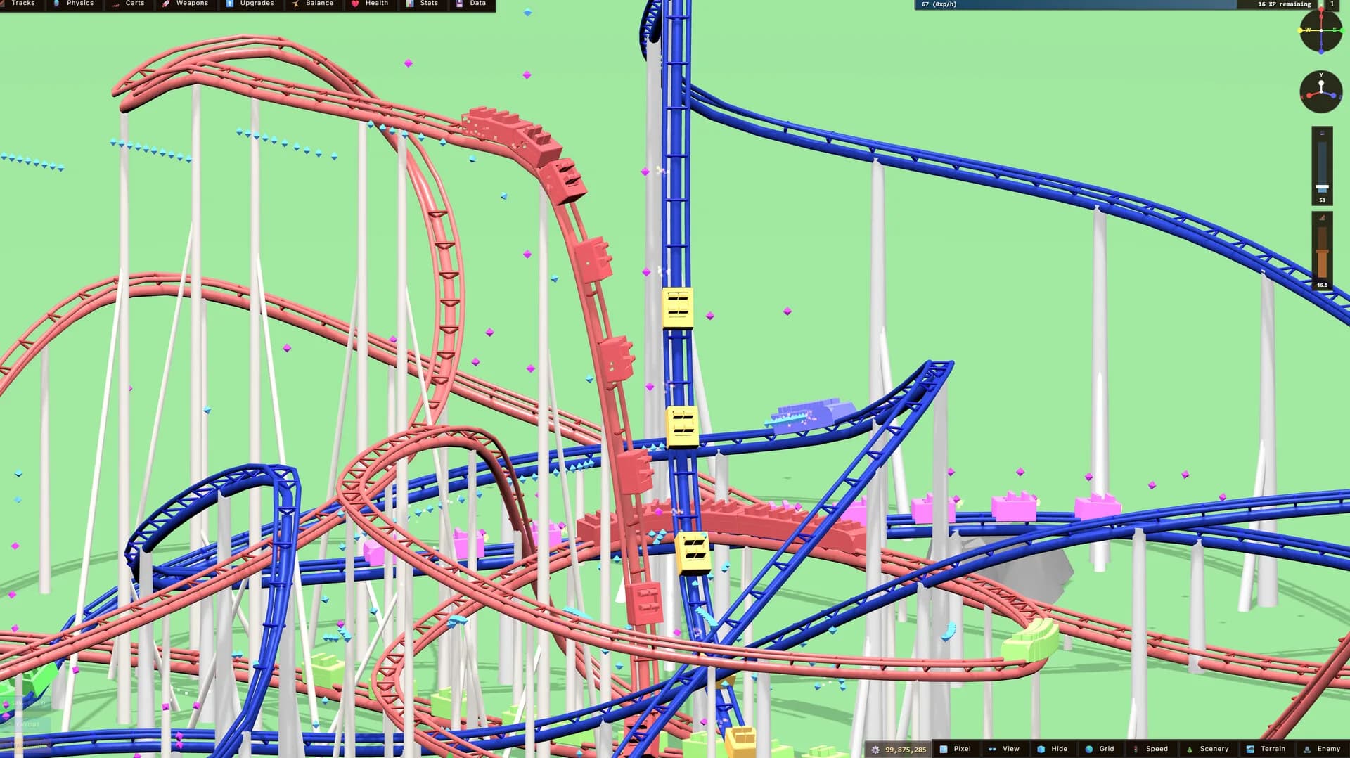 Coaster Clash 2k99 - Roller Coaster Defense görsel 3