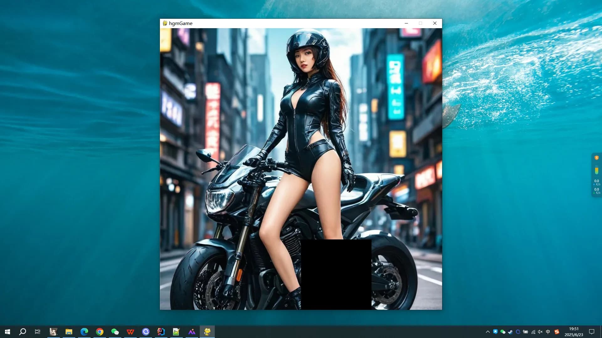 Motorcycle Girl görsel 3