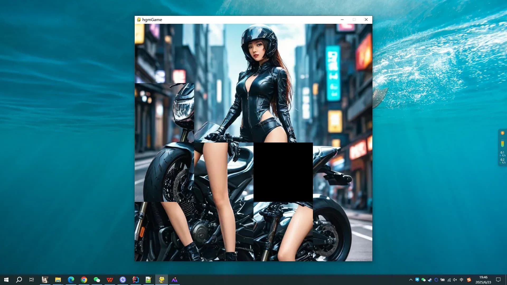 Motorcycle Girl görsel 4