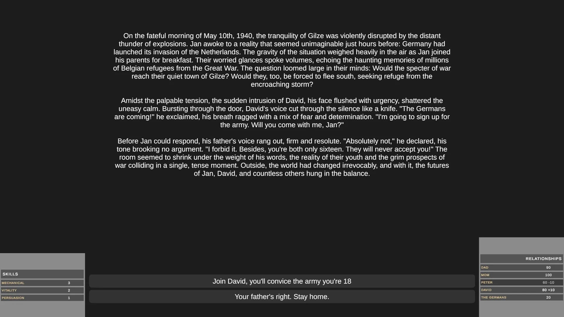 Survive, Resist, Collaborate - a World War 2 Choice-Based Story görsel 4