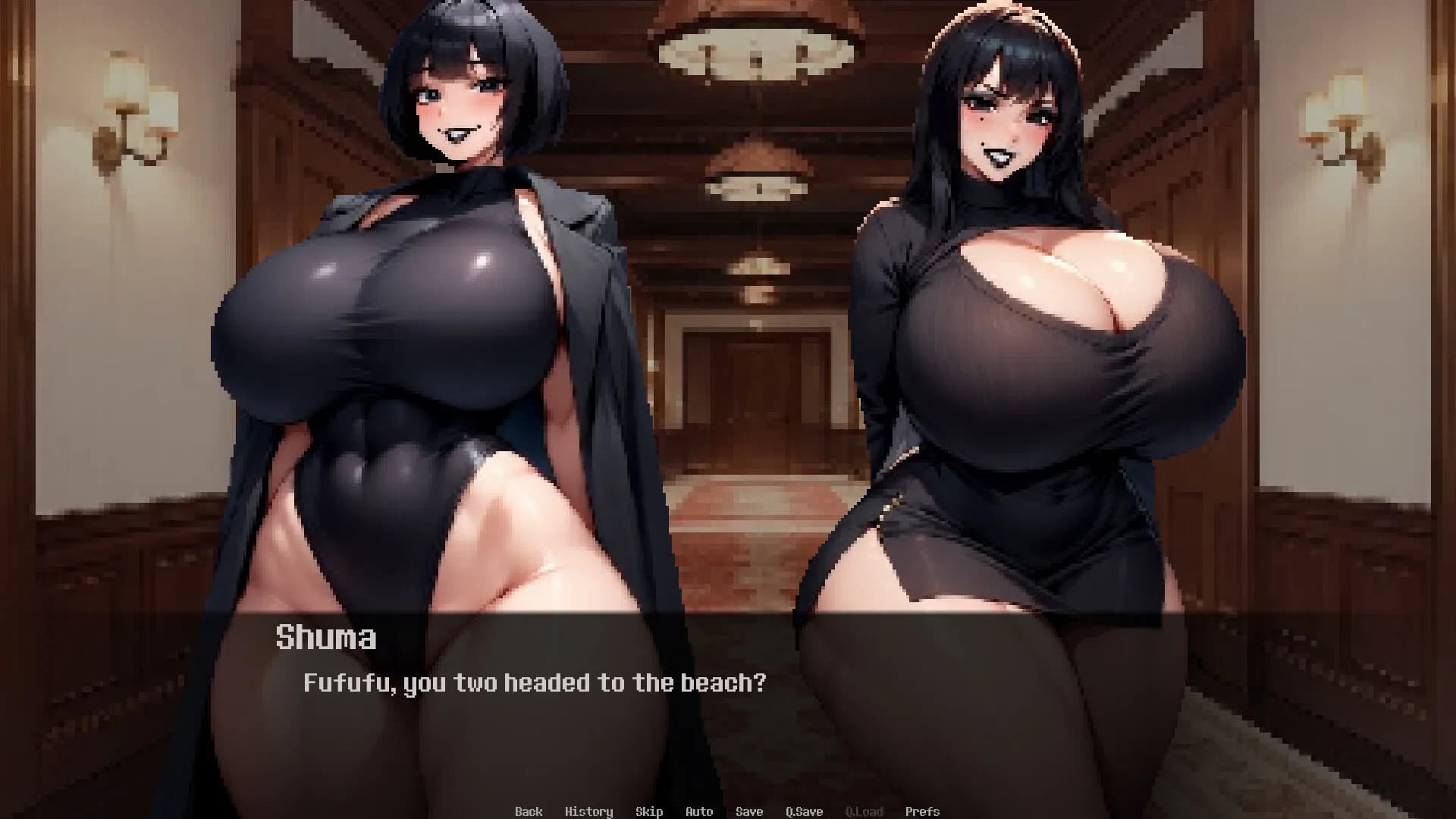Dominated by Yandere Goth Girlfriend 3: On the Beach görsel 4