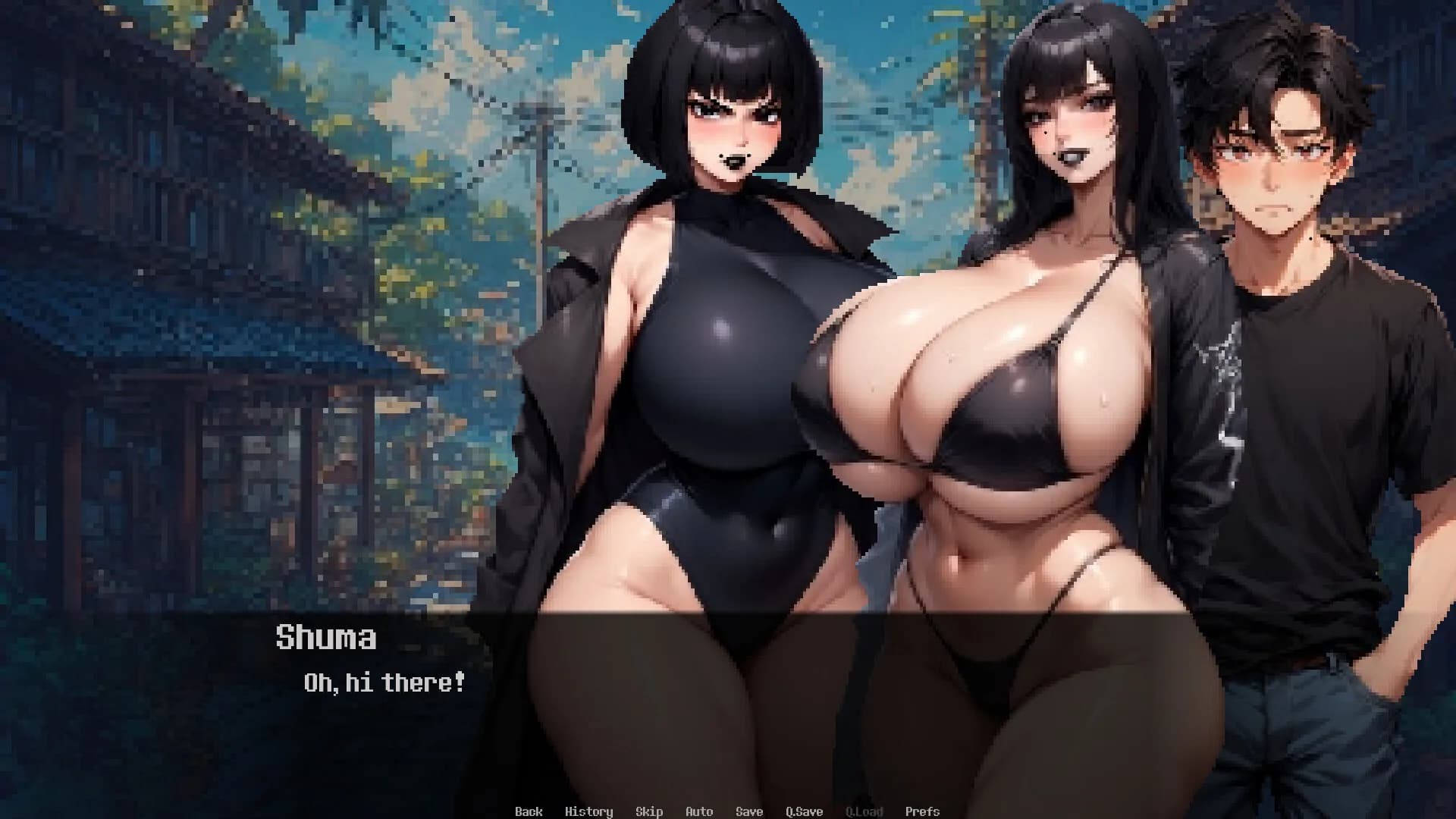 Dominated by Yandere Goth Girlfriend 3: On the Beach görsel 5