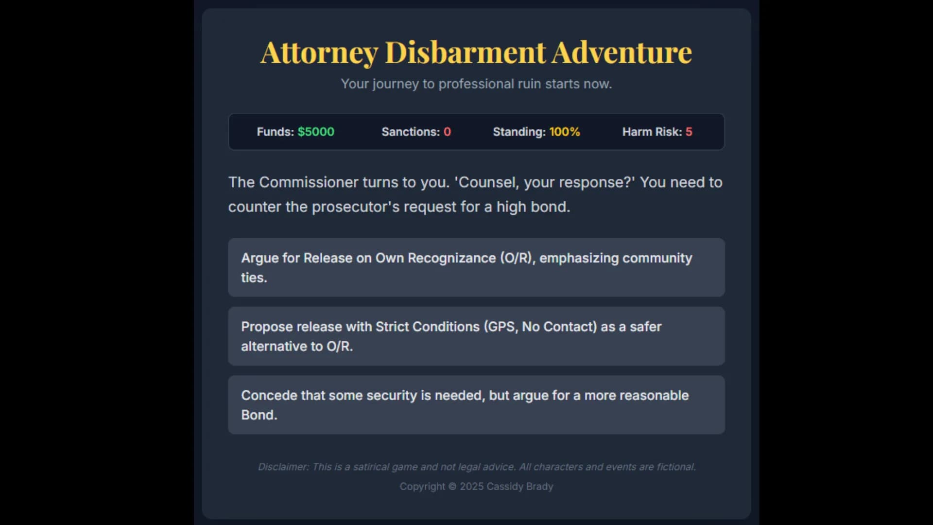 Attorney Disbarment Adventure görsel 3