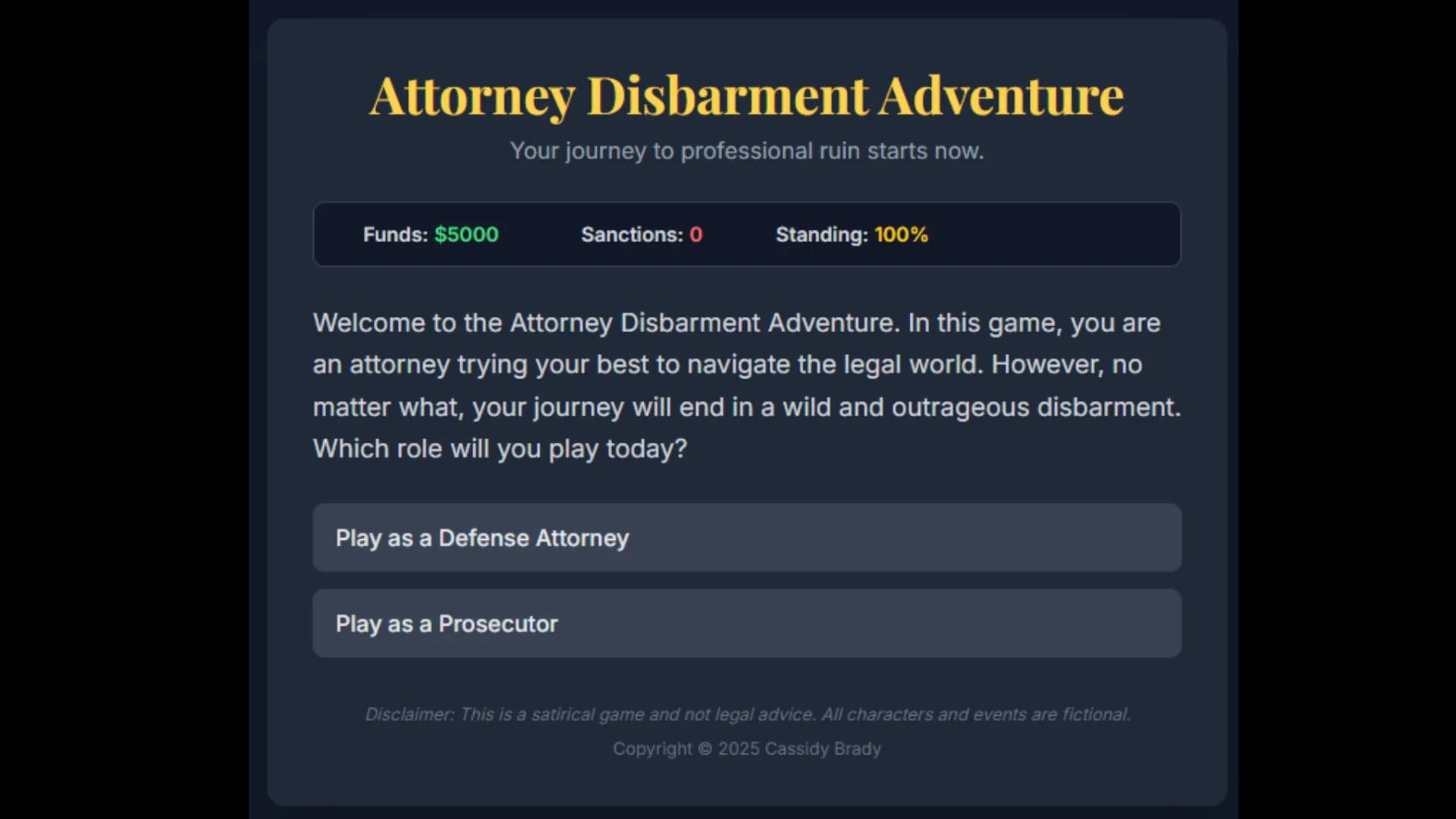 Attorney Disbarment Adventure görsel 6