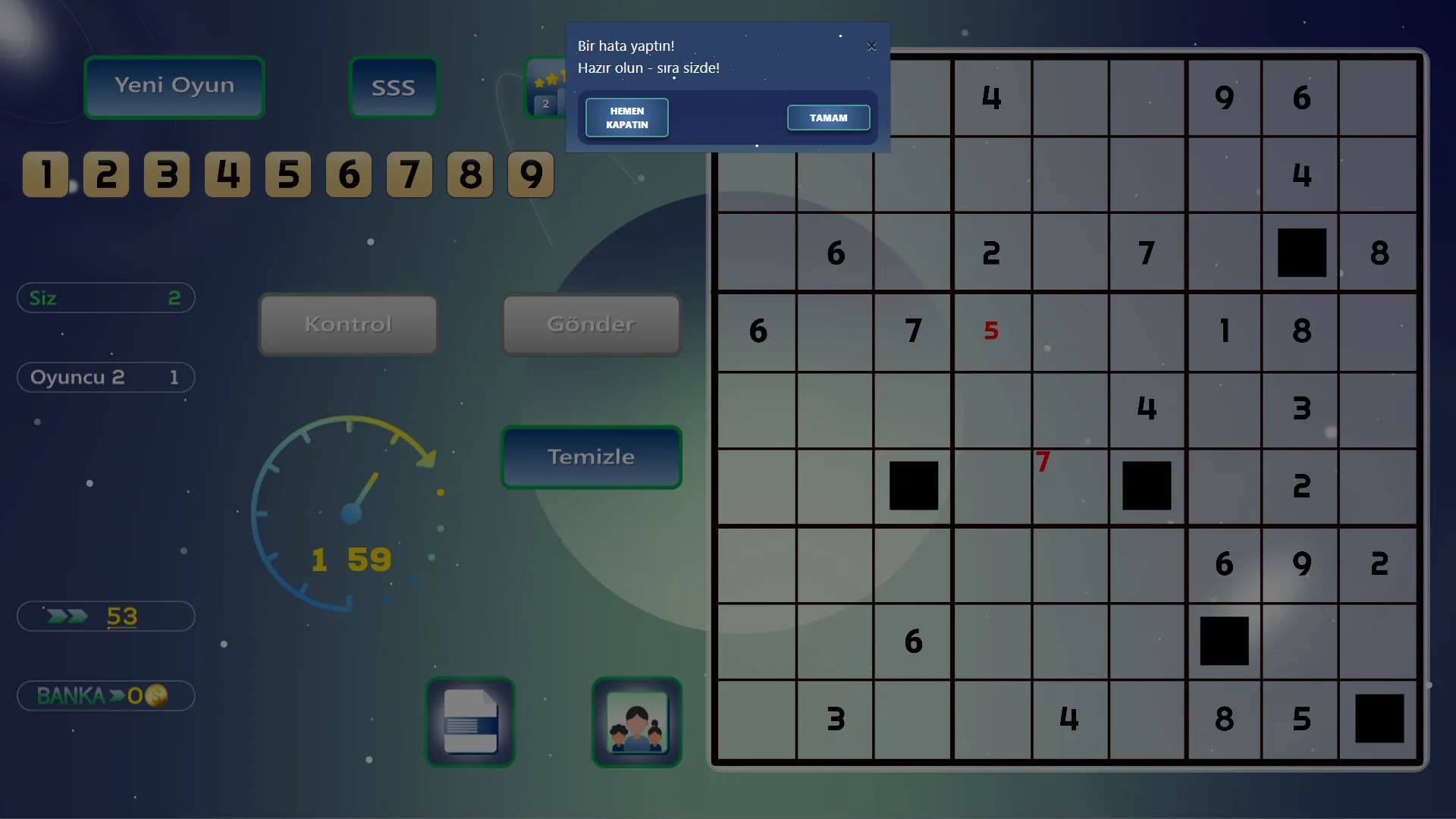 Arkadaşlarla Online Sudoku görsel 4