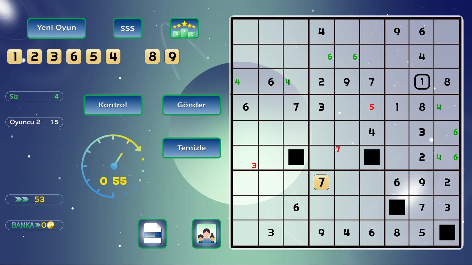 Arkadaşlarla Online Sudoku görsel 7
