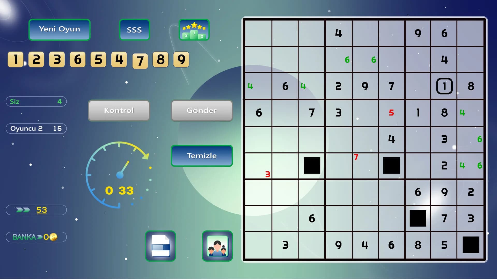 Arkadaşlarla Online Sudoku görsel 8