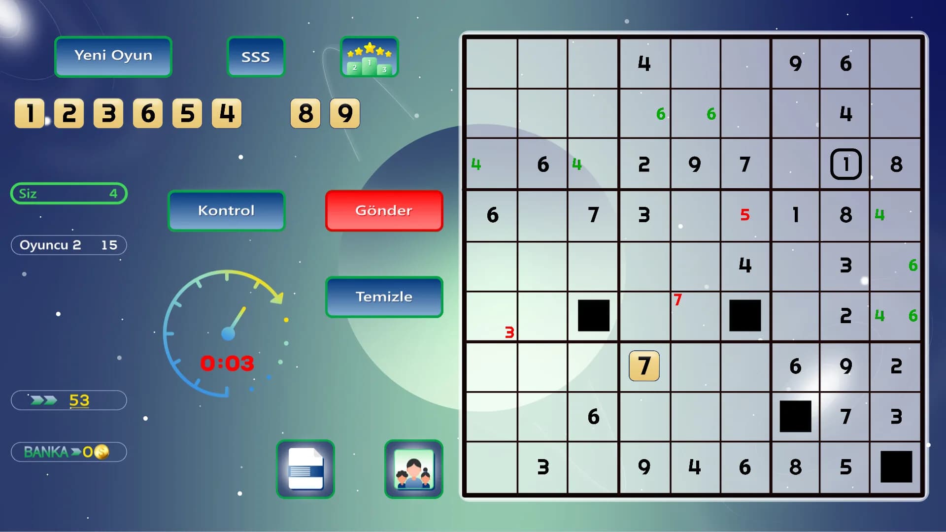 Arkadaşlarla Online Sudoku görsel 9