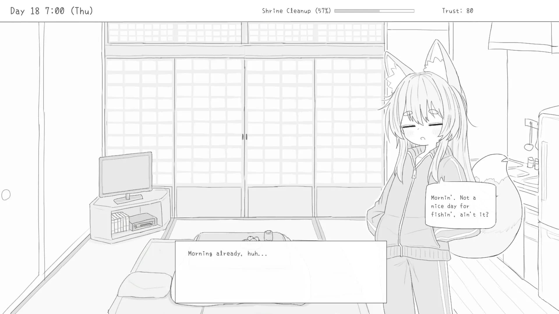 Living with a Little Fox Girl görsel 3