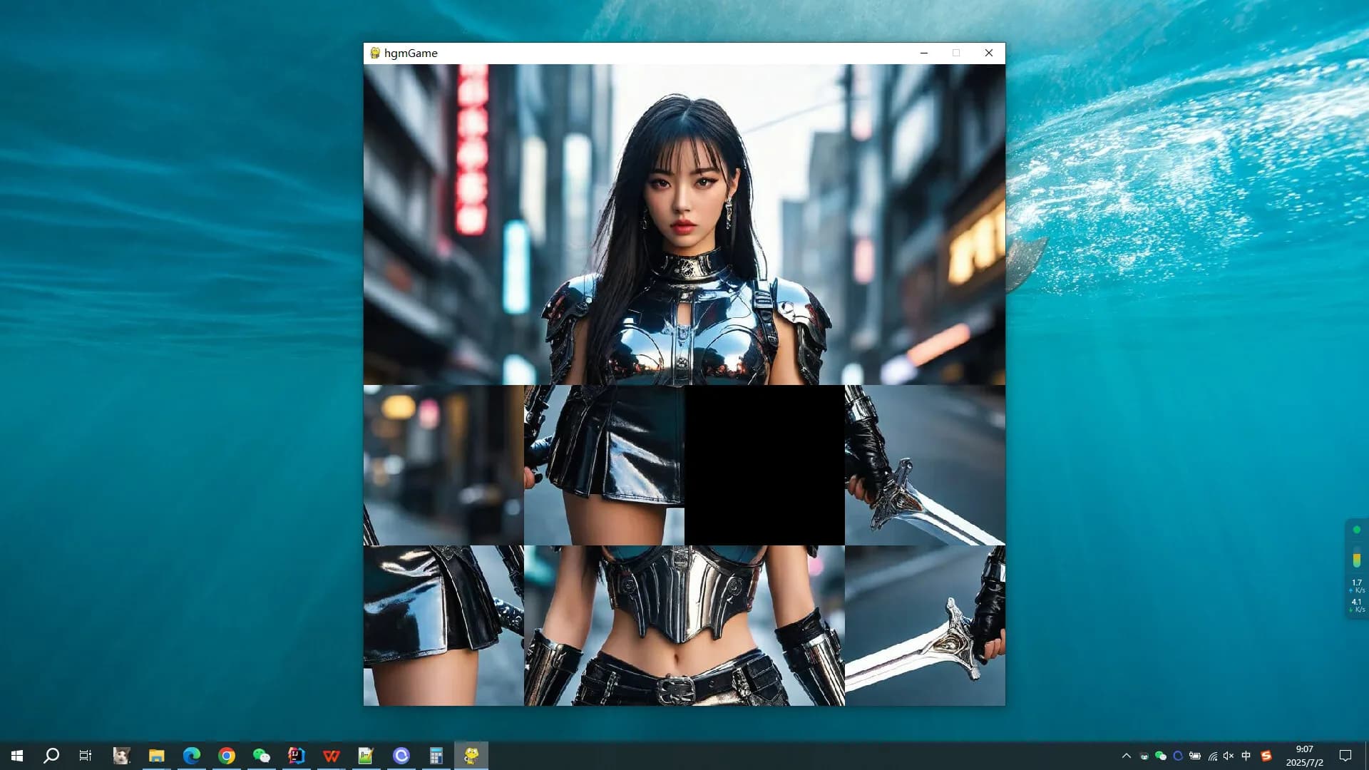 female swordsman görsel 2