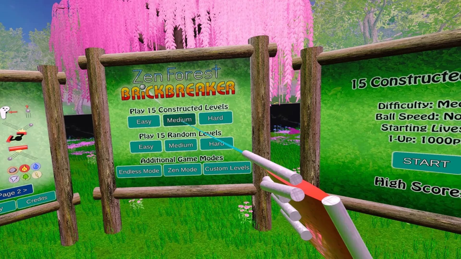Zen Forest Brick Breaker VR görsel 5