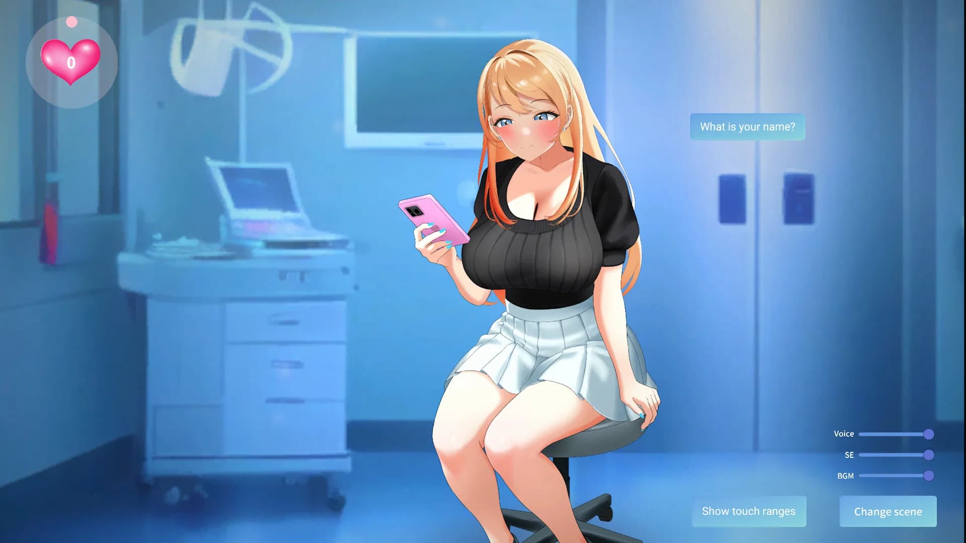 Health Check with the Blonde College Babe! görsel 12