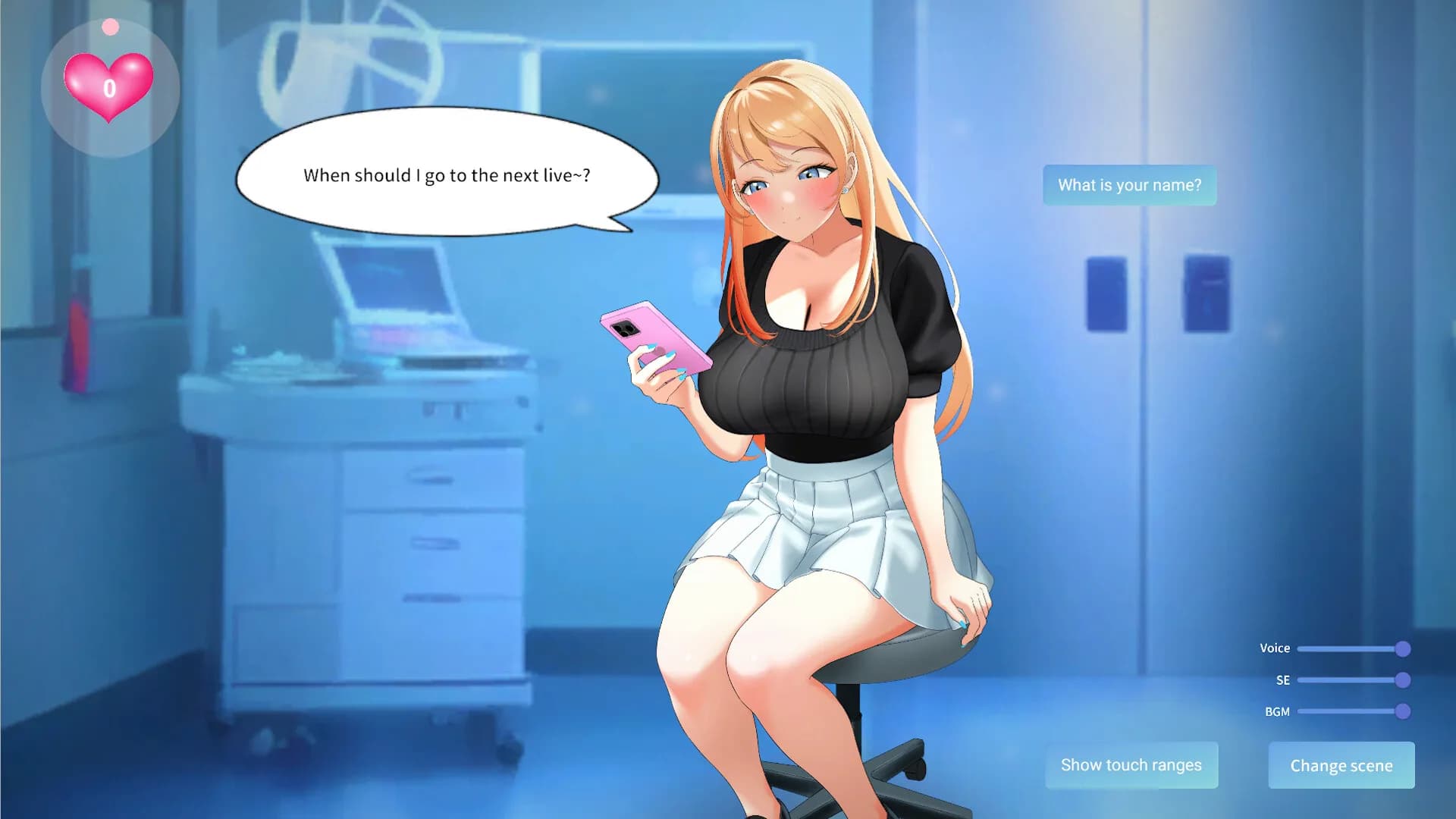 Health Check with the Blonde College Babe! görsel 13