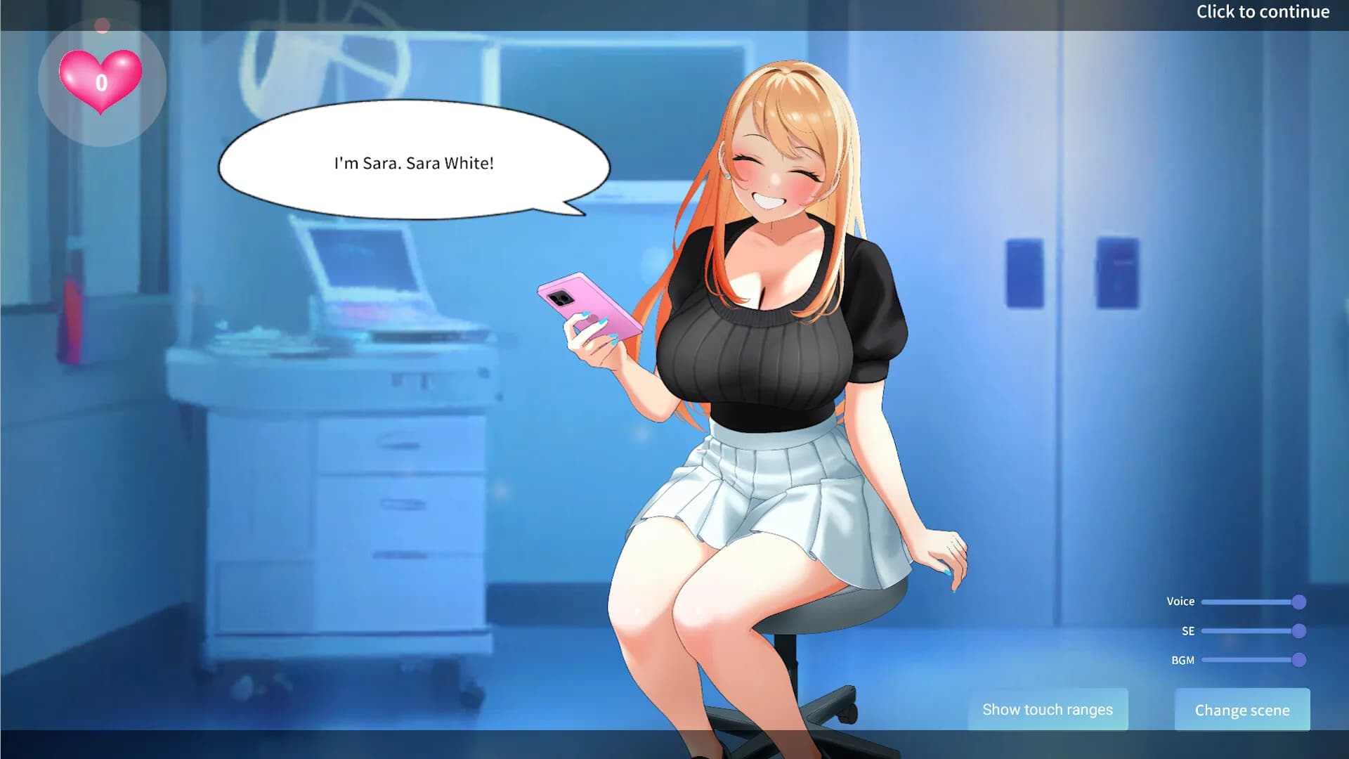 Health Check with the Blonde College Babe! görsel 14