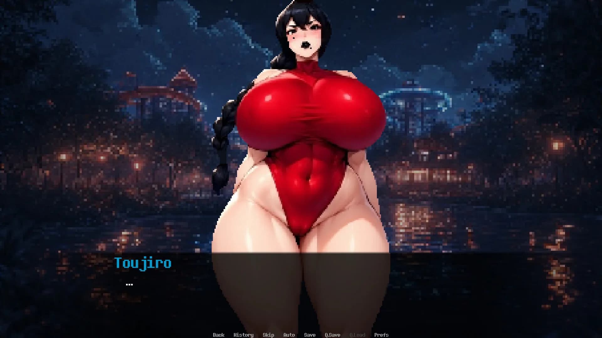Dominated by: Yandere Goth Lifeguard görsel 3