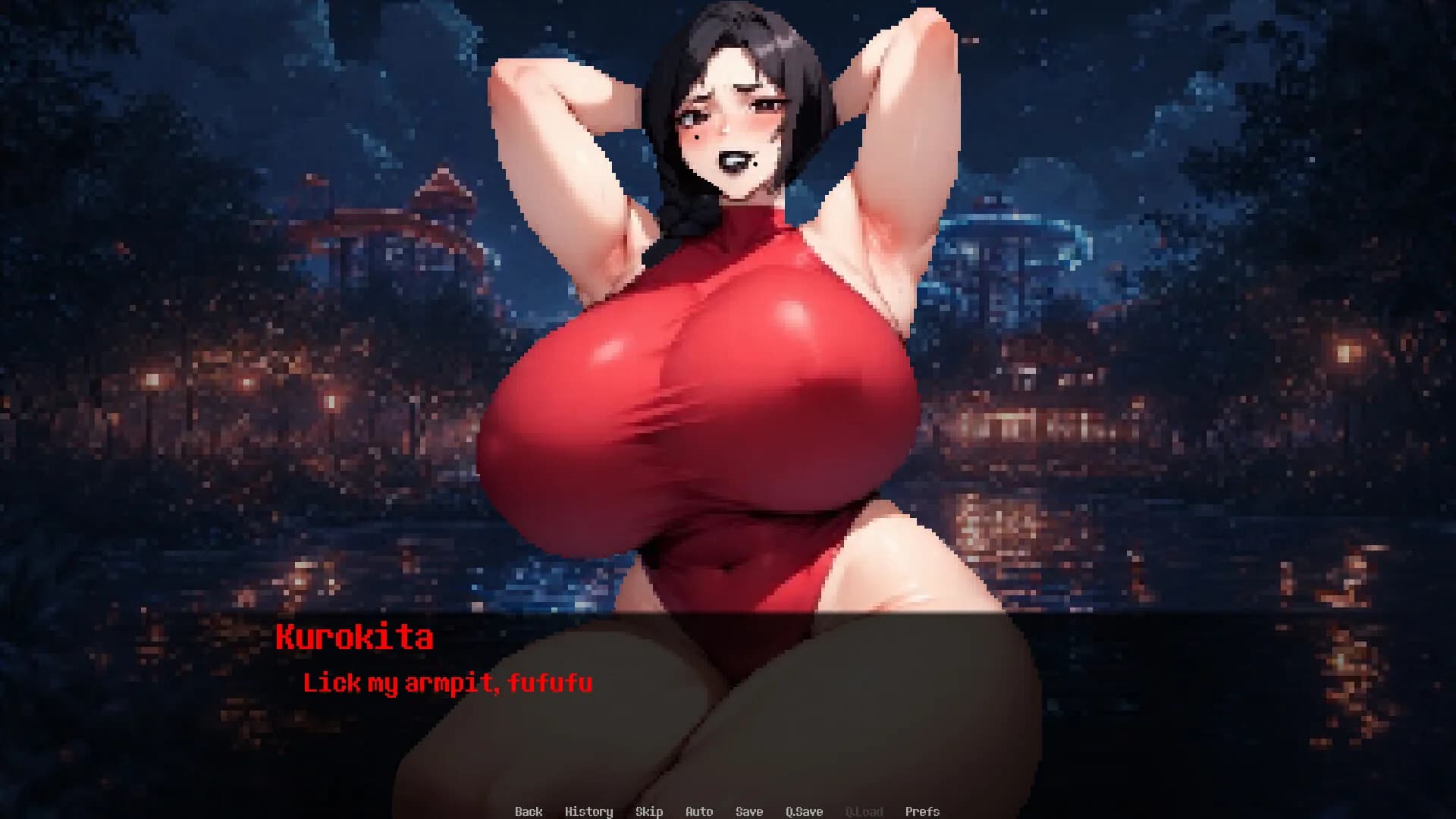 Dominated by: Yandere Goth Lifeguard görsel 4
