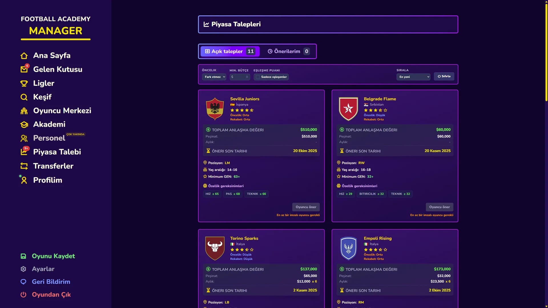 Football Academy Manager görsel 2