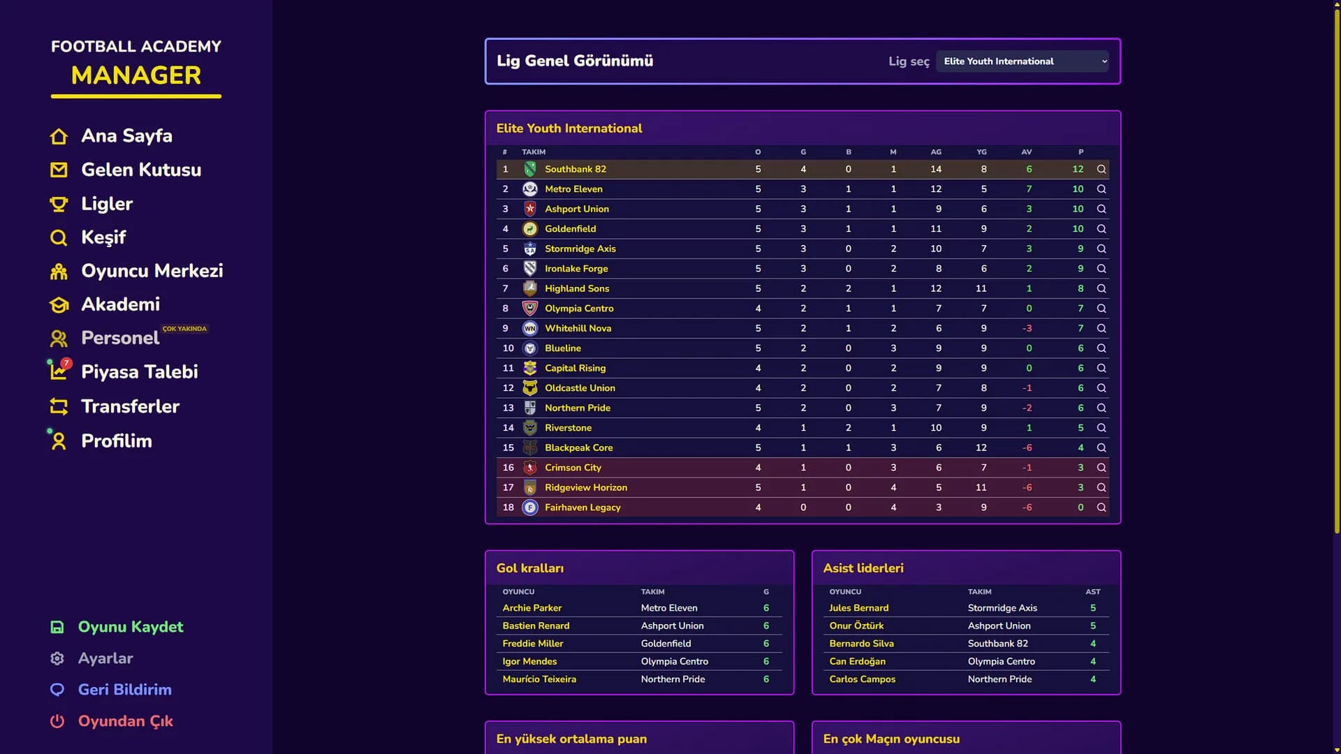 Football Academy Manager görsel 8