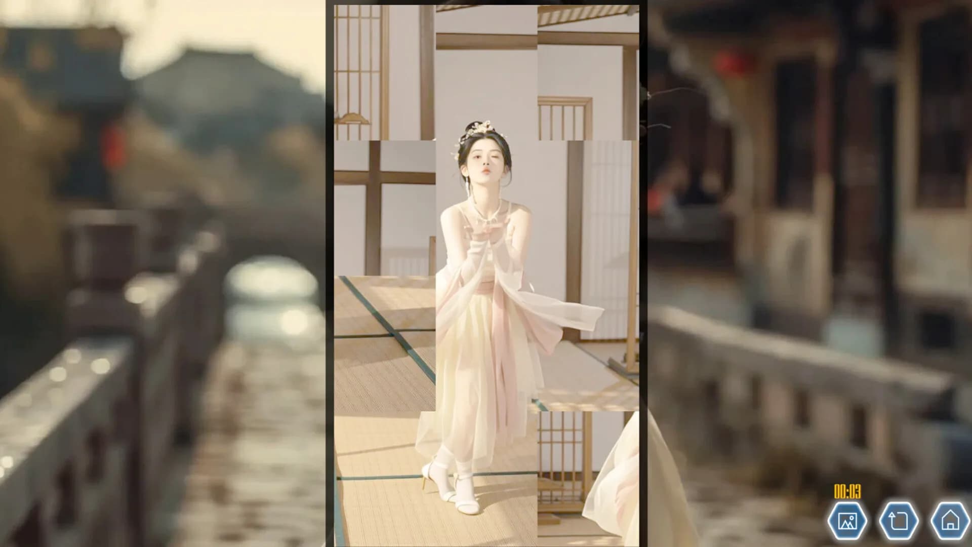 古风女孩动态拼图 görsel 4