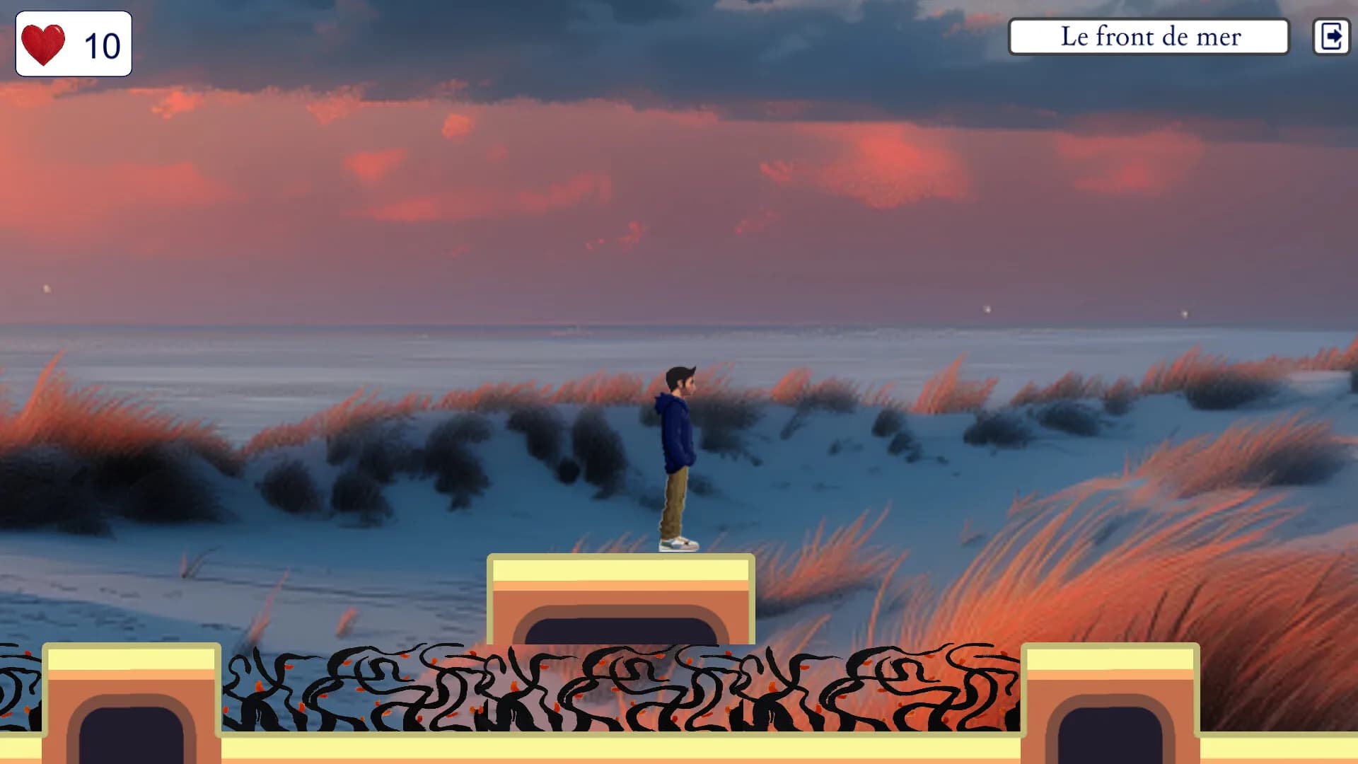 Toto à la plage görsel 3