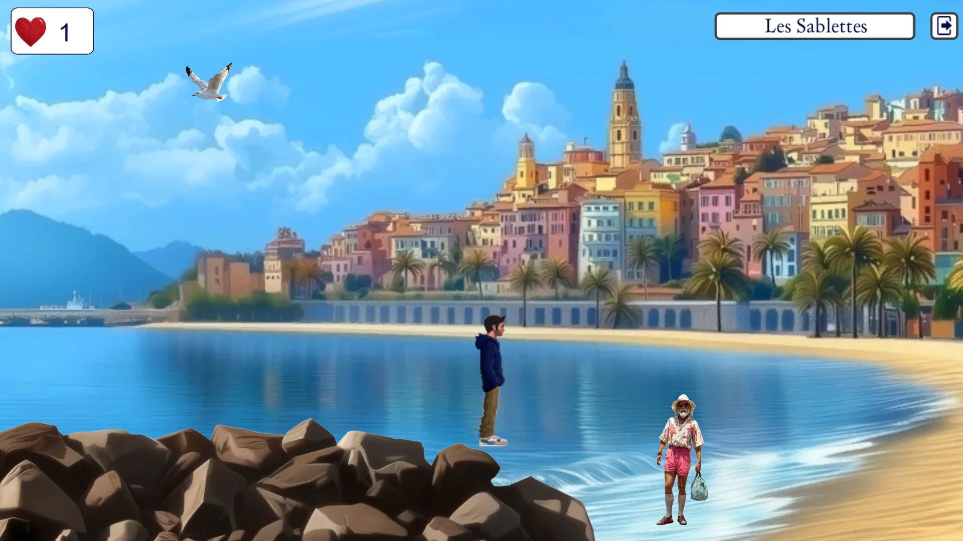 Toto à la plage görsel 4