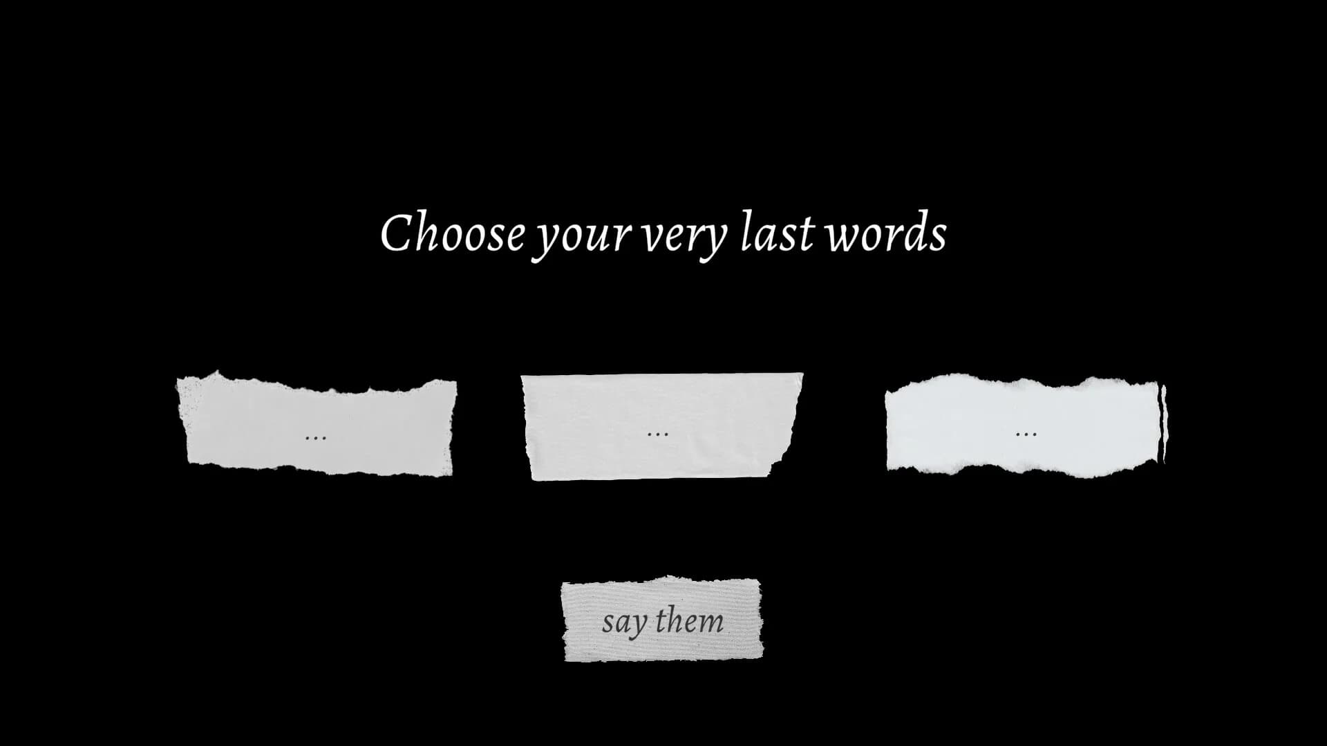 Your Very Last Words görsel 4